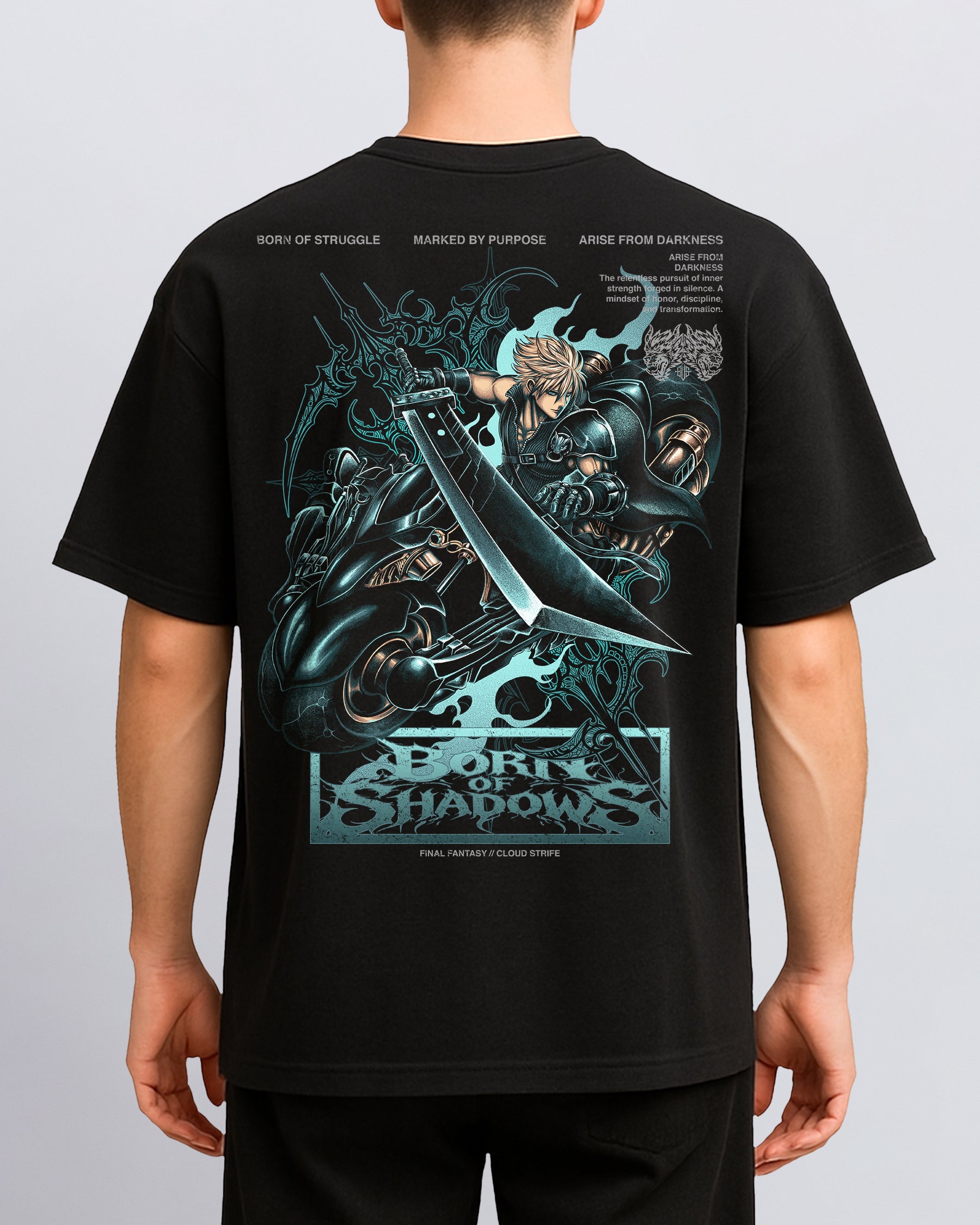 [Limited Edition] 'Final Fantasy: Cloud Strife' Back T-Shirt