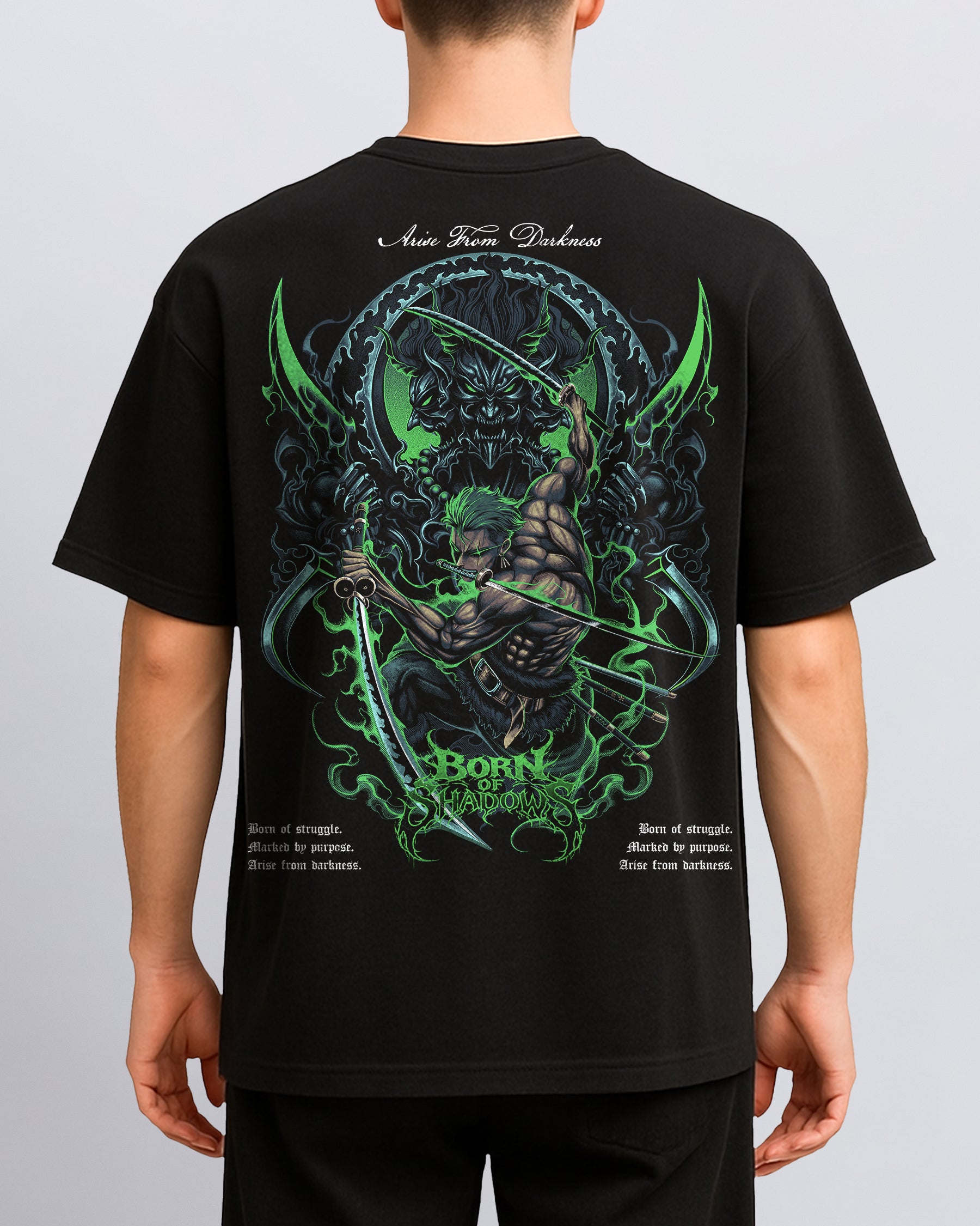 [Limited Edition] 'One Piece: Roronoa Zoro' Back T-Shirt