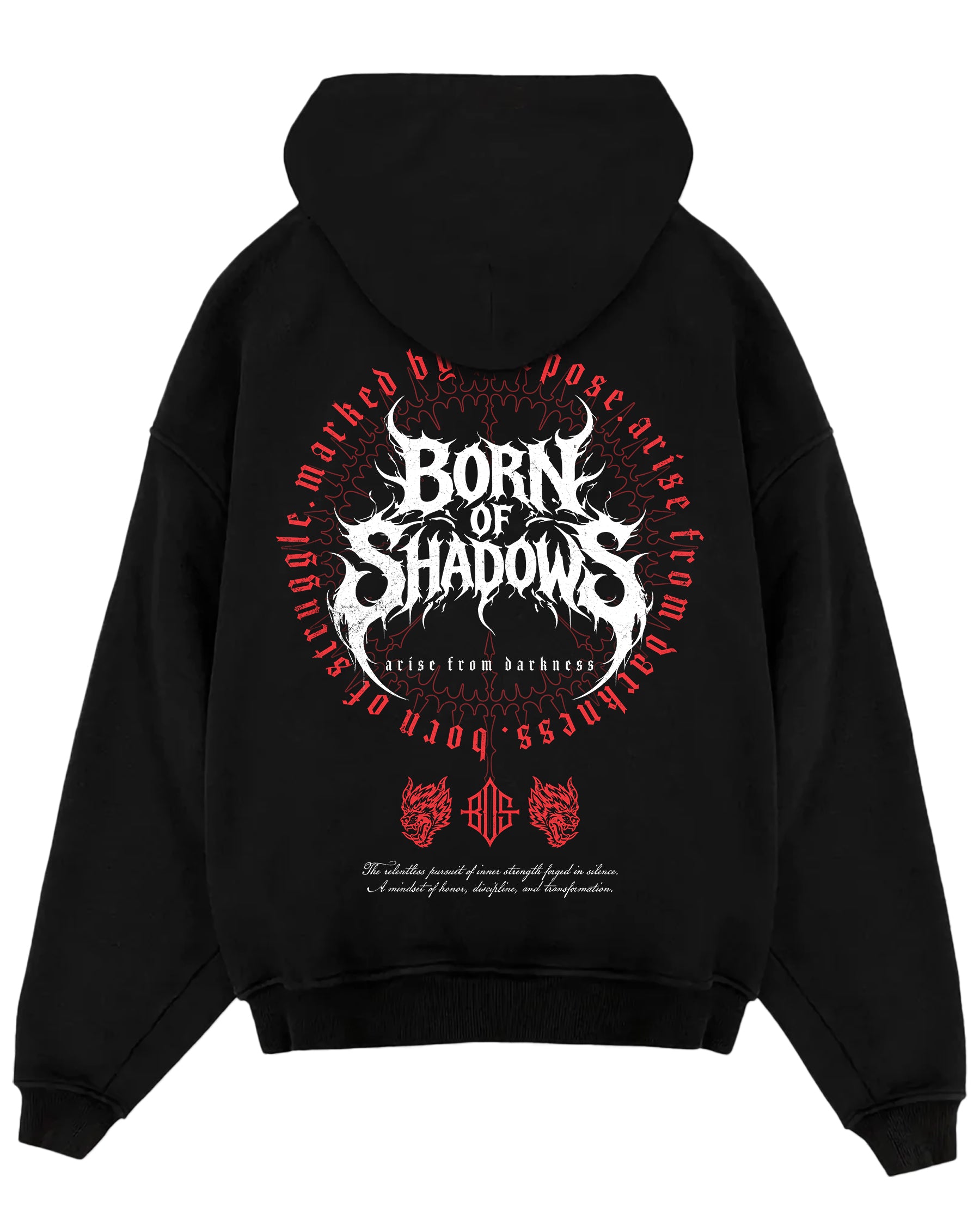 'The Dark We Carry' Oversized Hoodie