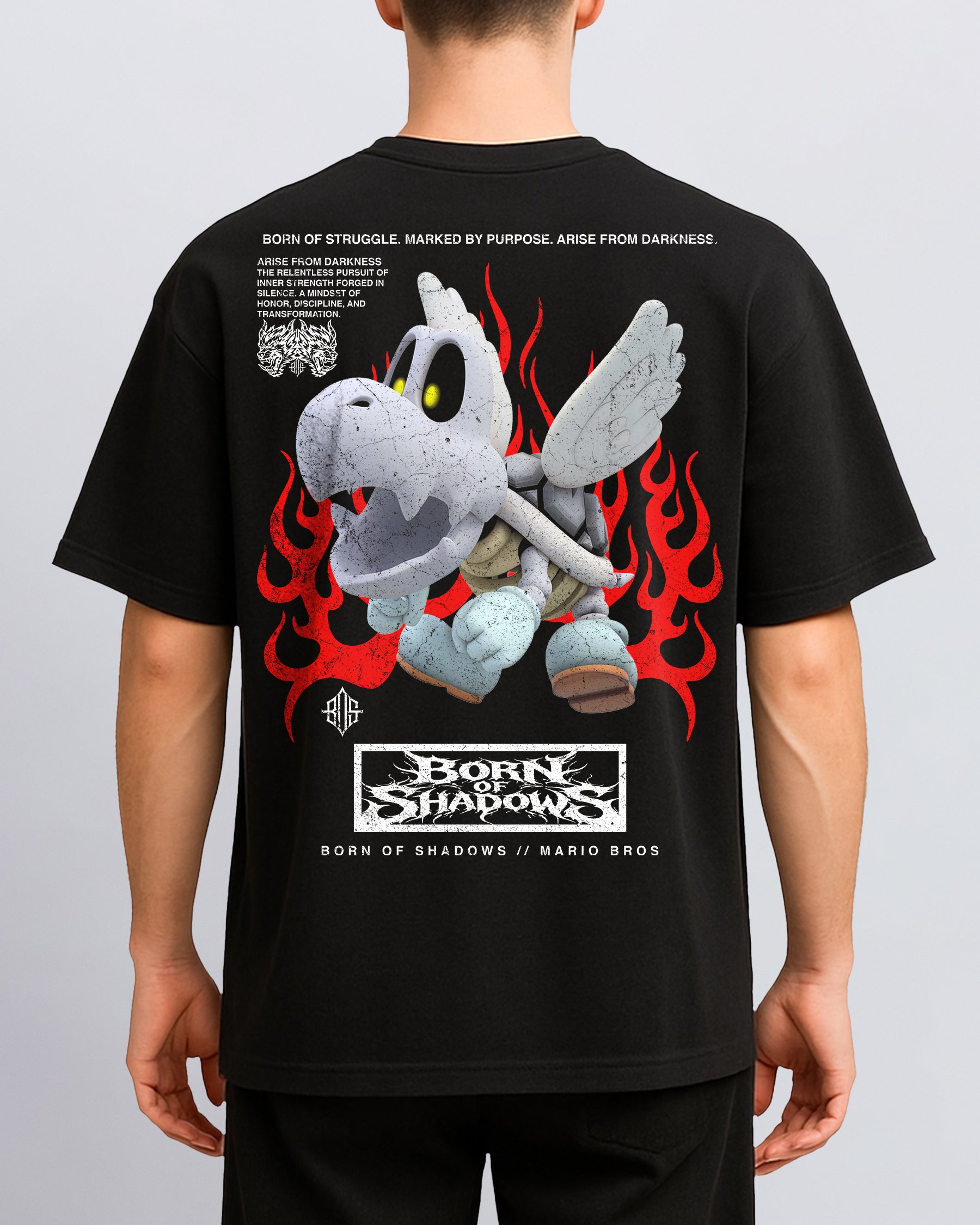 [Limited Edition] 'Mario Bros: Dry Bones' Back T-Shirt