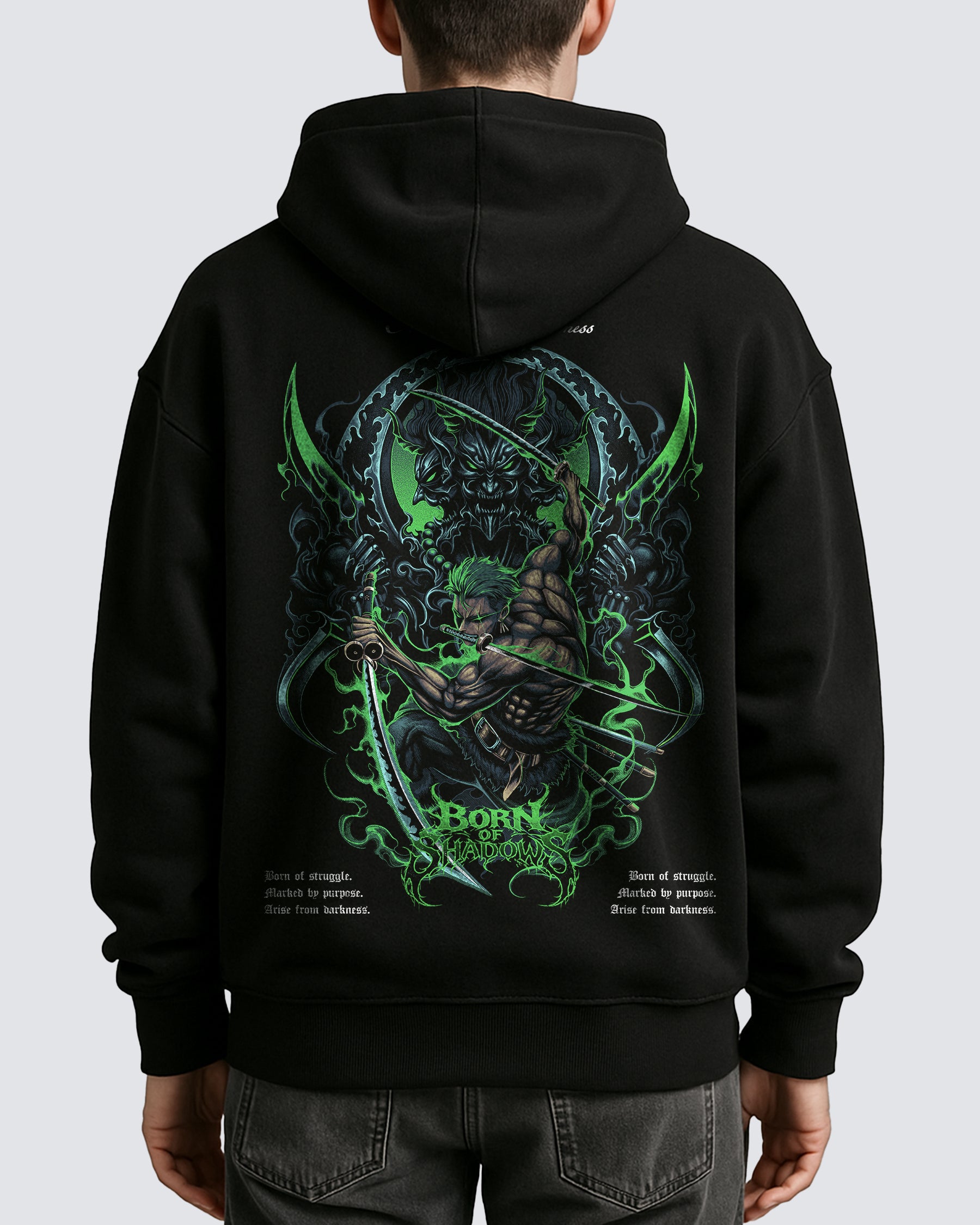 [Limited Edition] 'One Piece: Roronoa Zoro' Oversized Hoodie