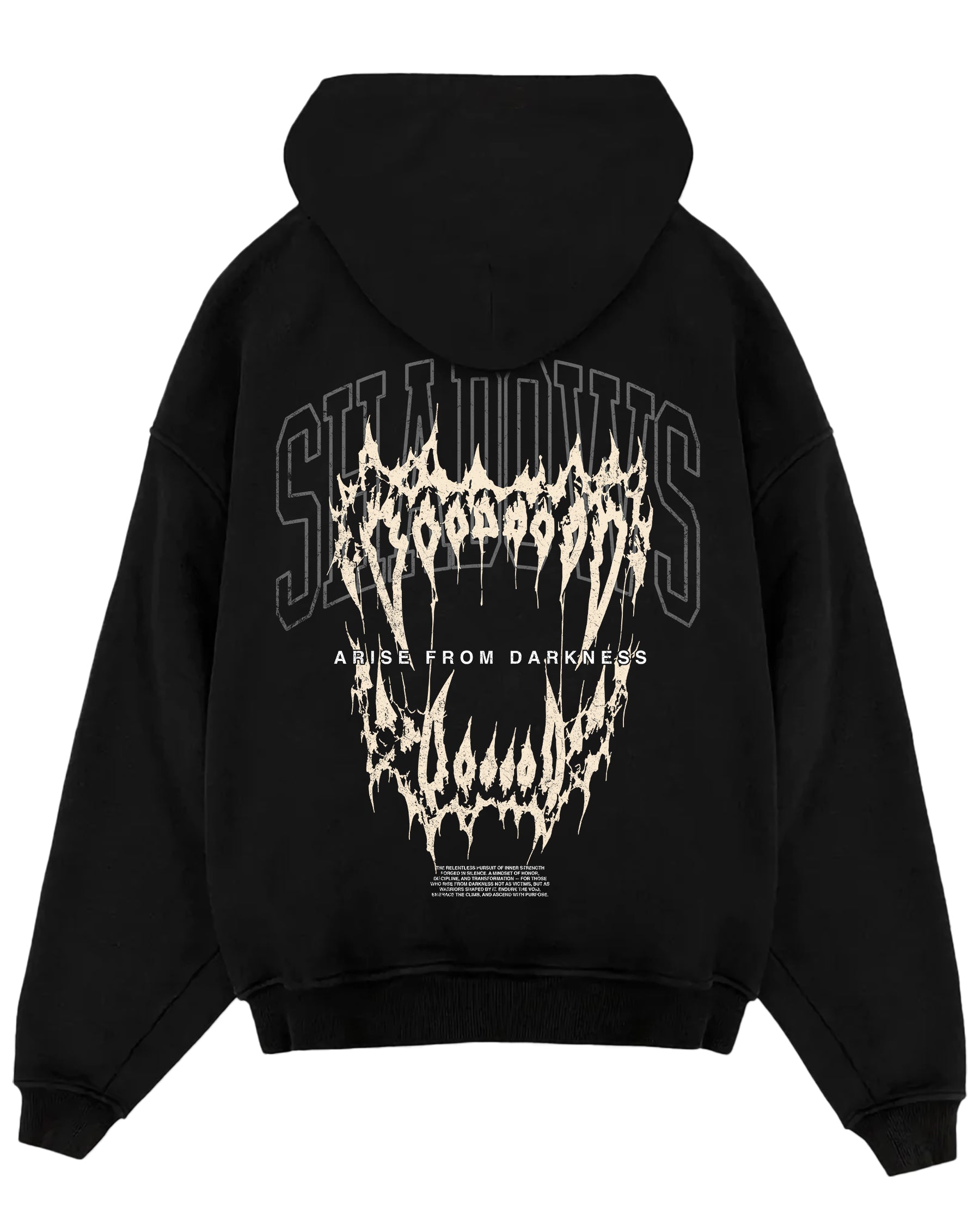 'Shadow Fangs' Oversized Hoodie