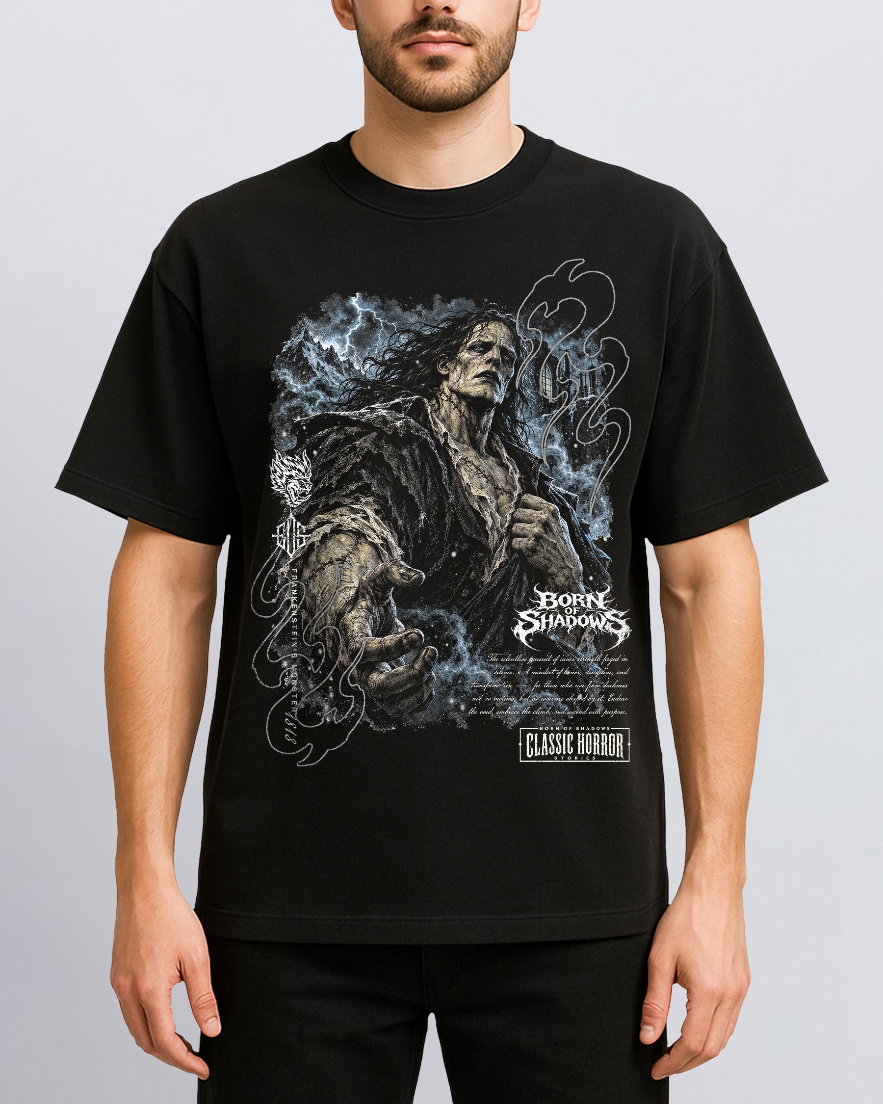 'Halloween: Frankenstein’s Monster 1818' Front T-Shirt