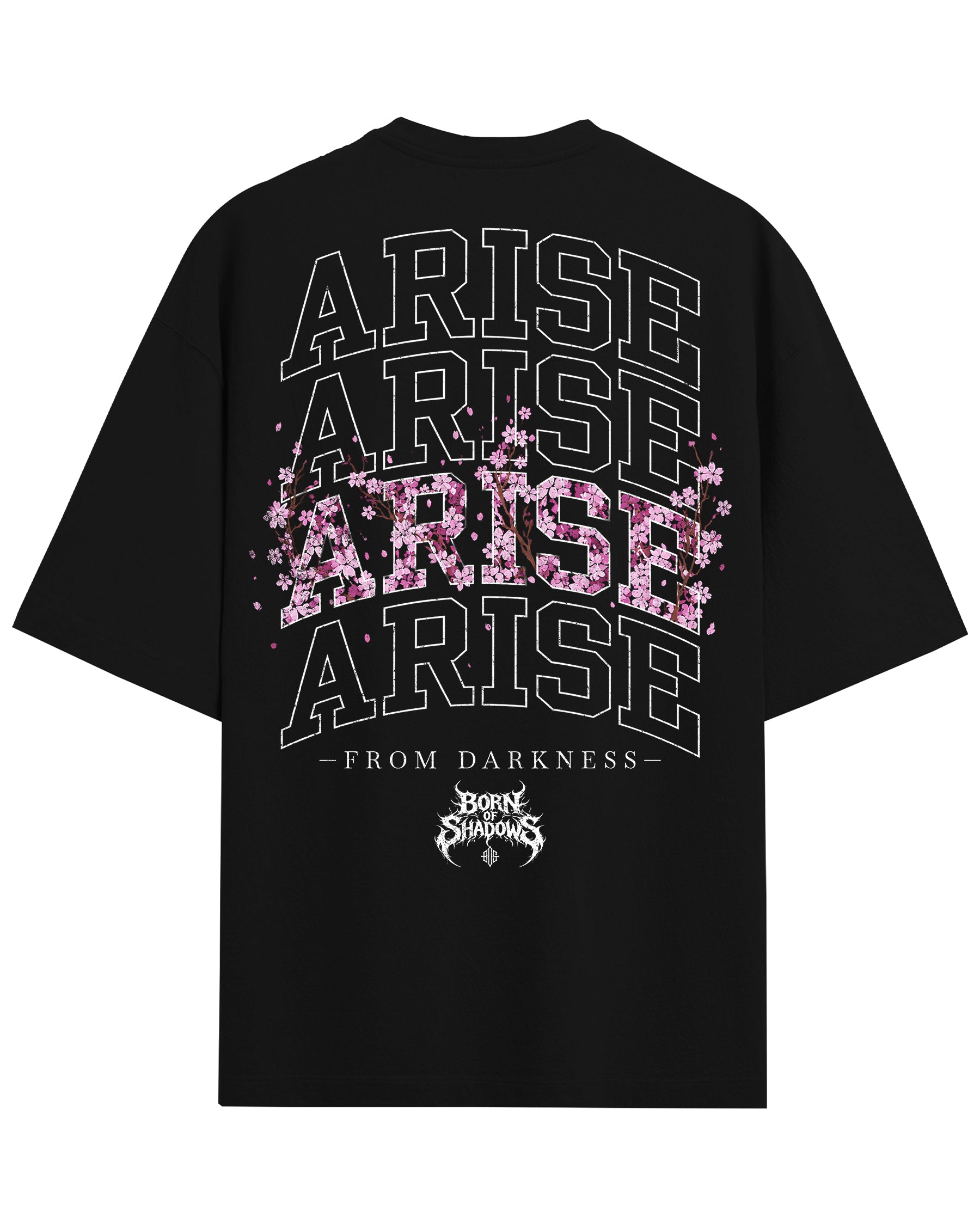 'Japanese: Sakura Ascendant' Back T-Shirt