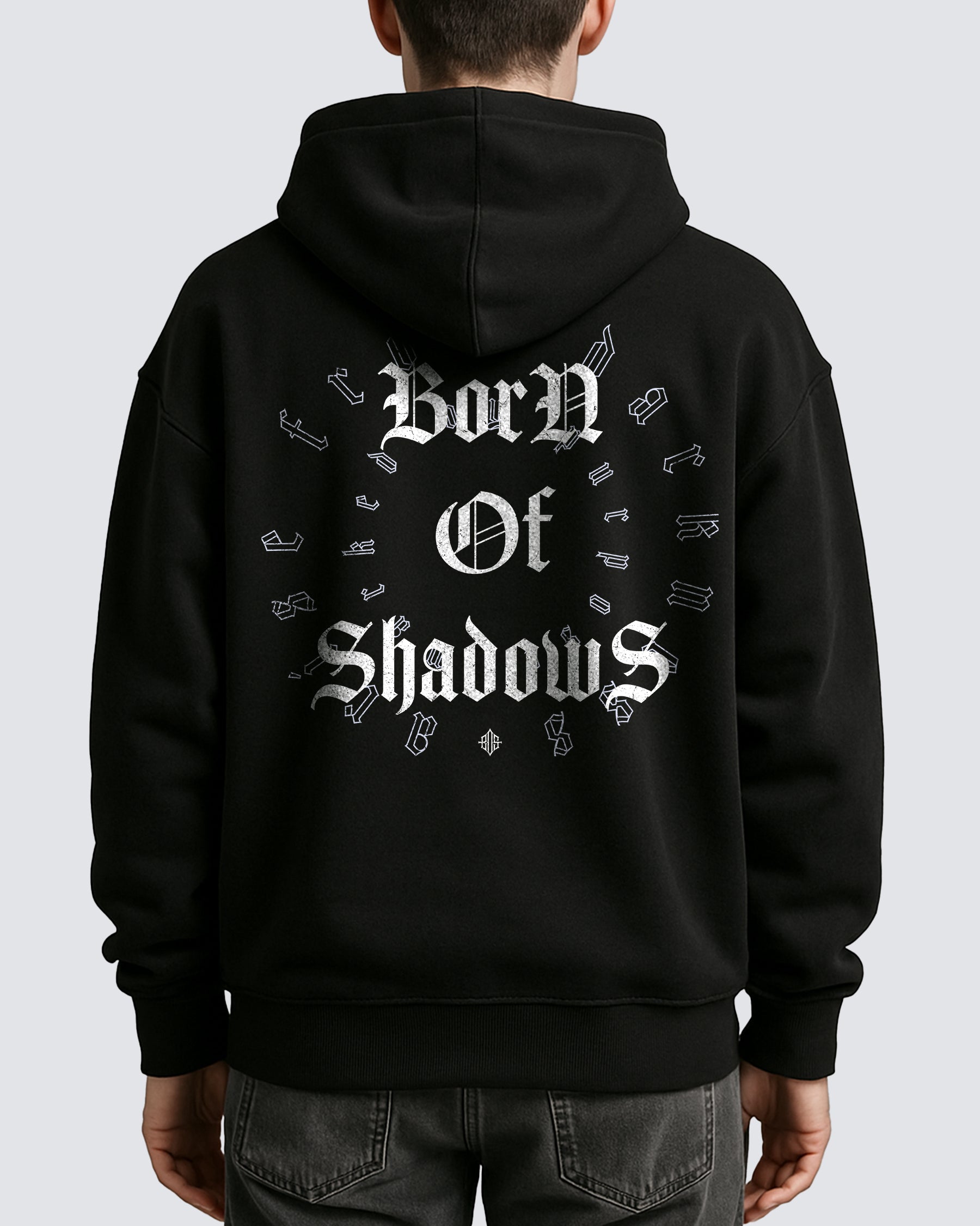 'Shadow Genesis' Oversized Hoodie