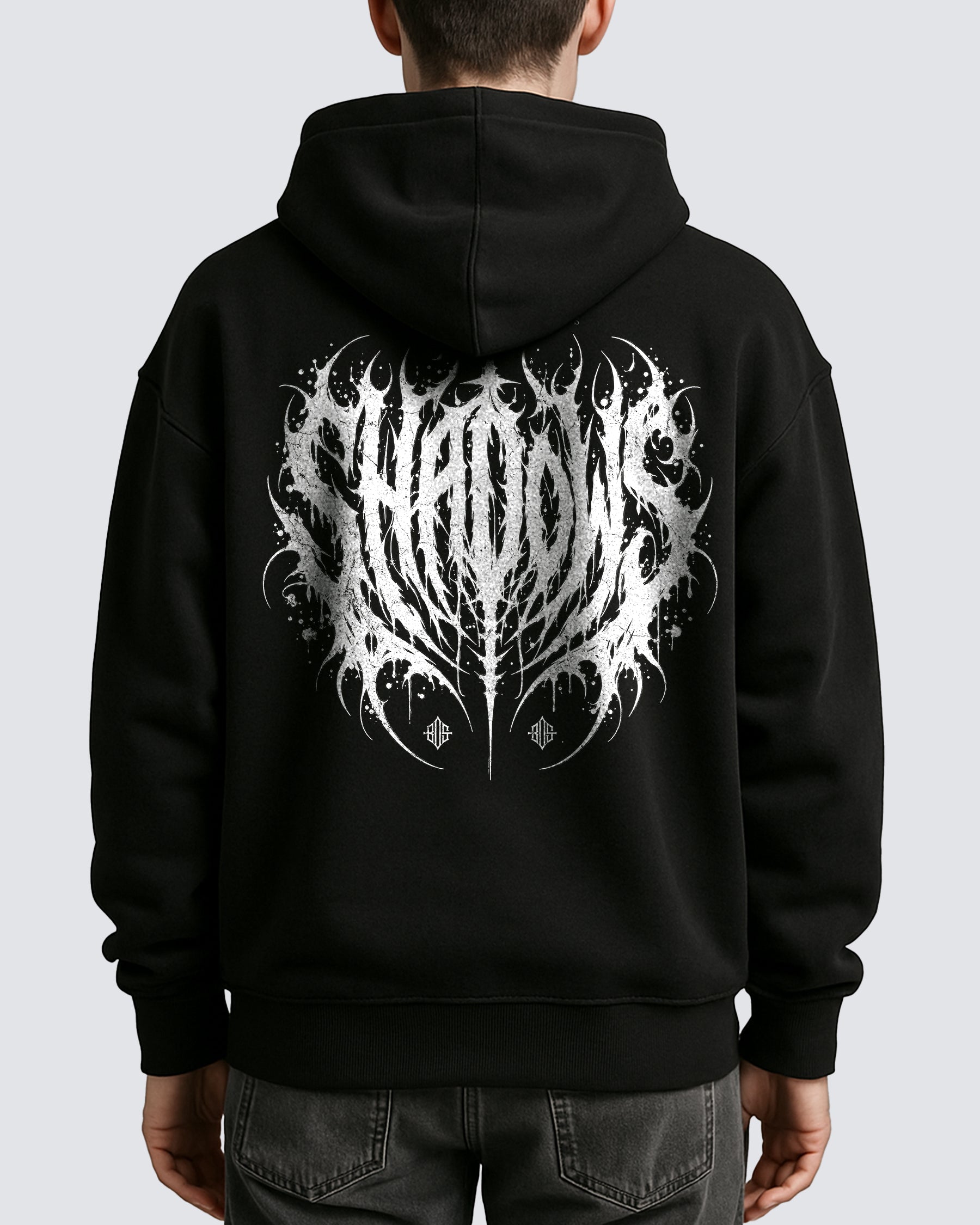 'Shadow Spine' Oversized Hoodie