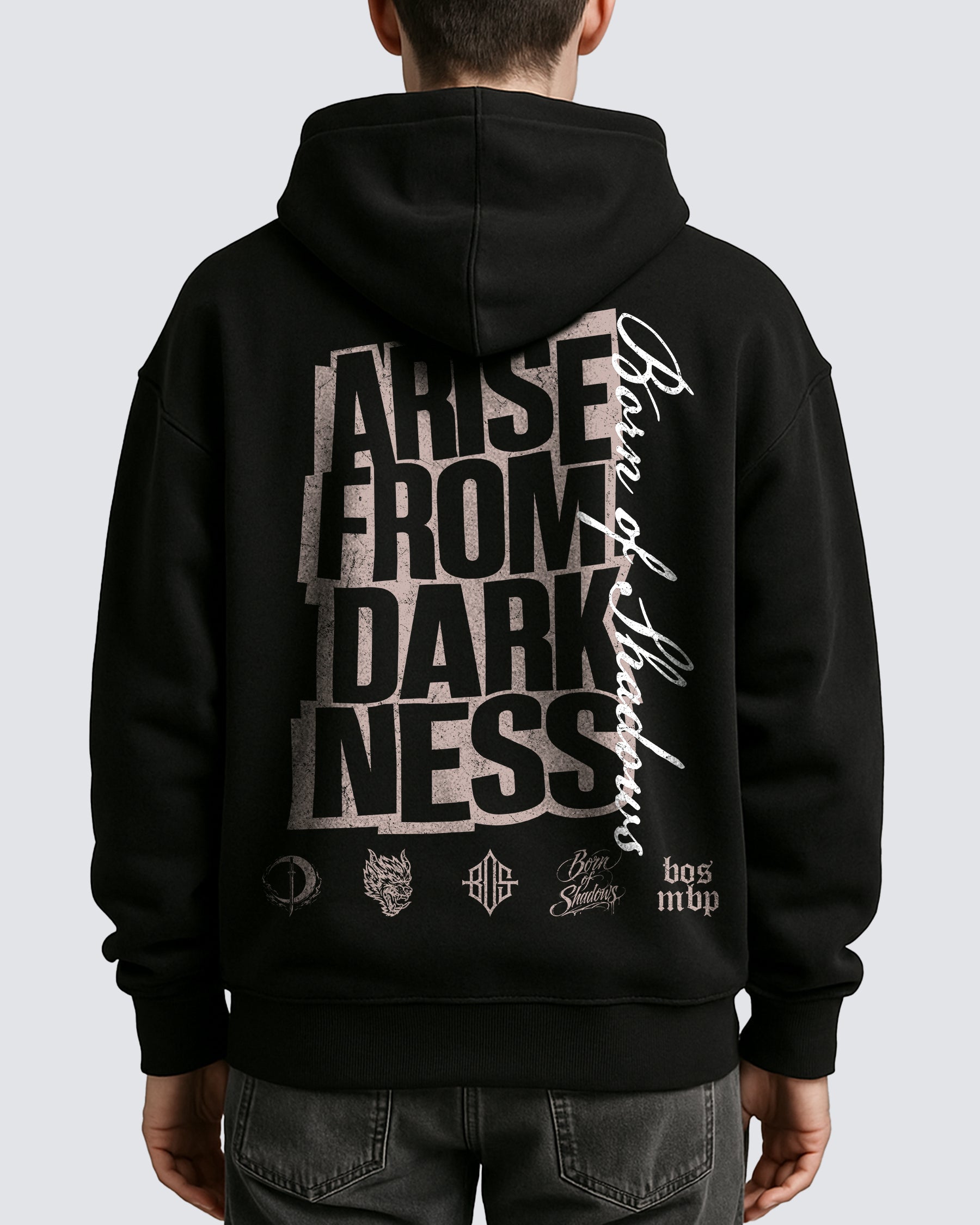 'Darkness Mode' Oversized Hoodie