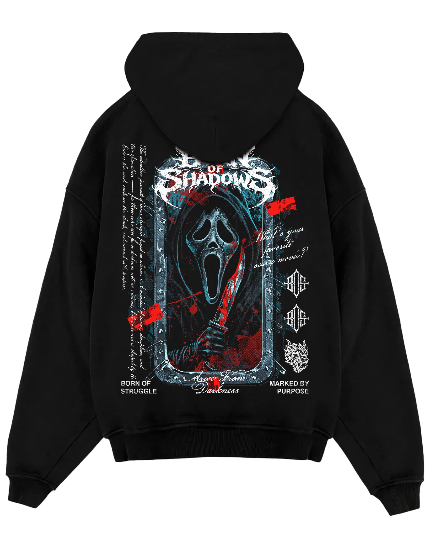 [Limited Edition] 'Halloween: The Woodsboro Killer' Oversized Hoodie