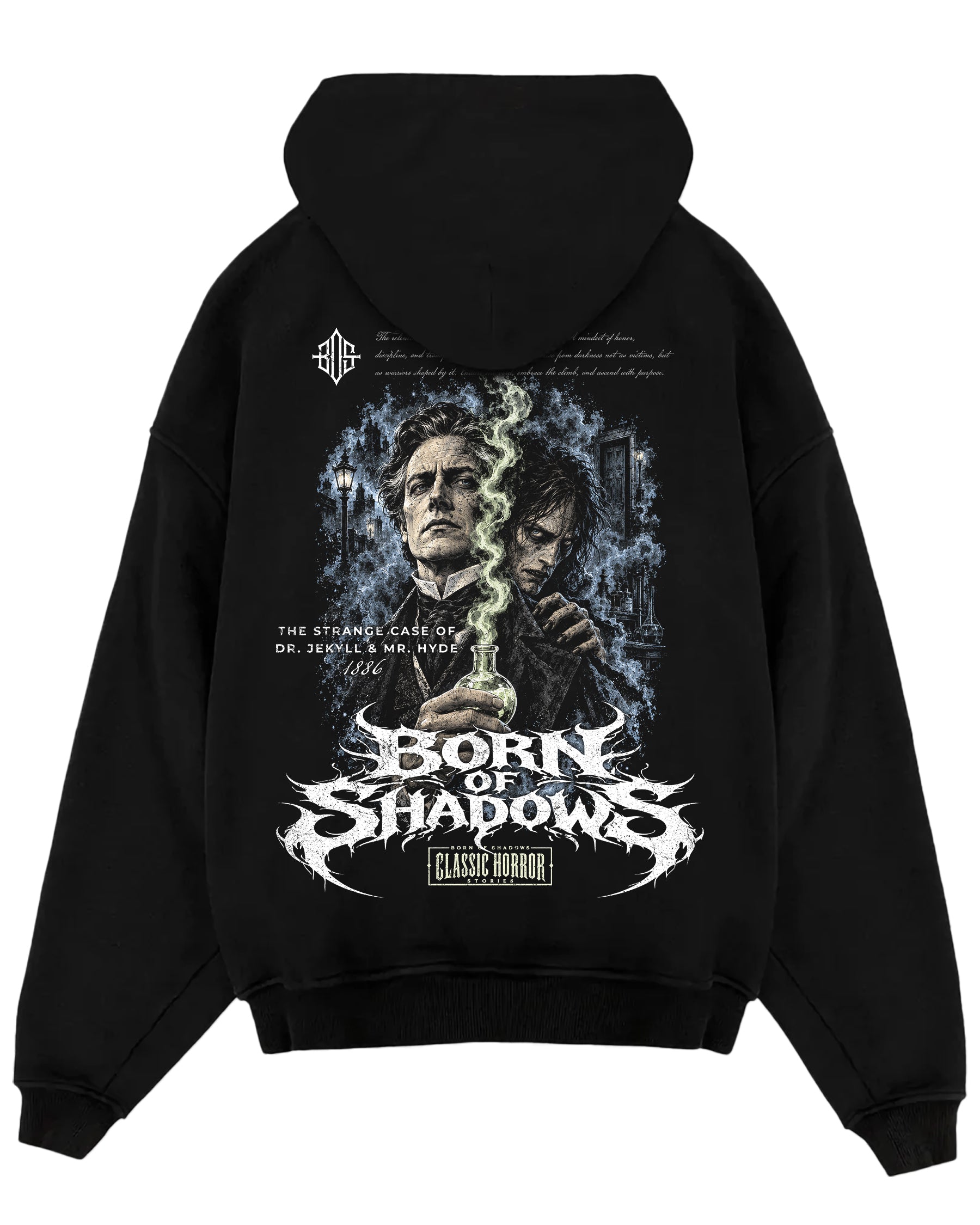 'Halloween: The strange case of Dr. Jekyll and Mr. Hyde 1886' Oversized Hoodie