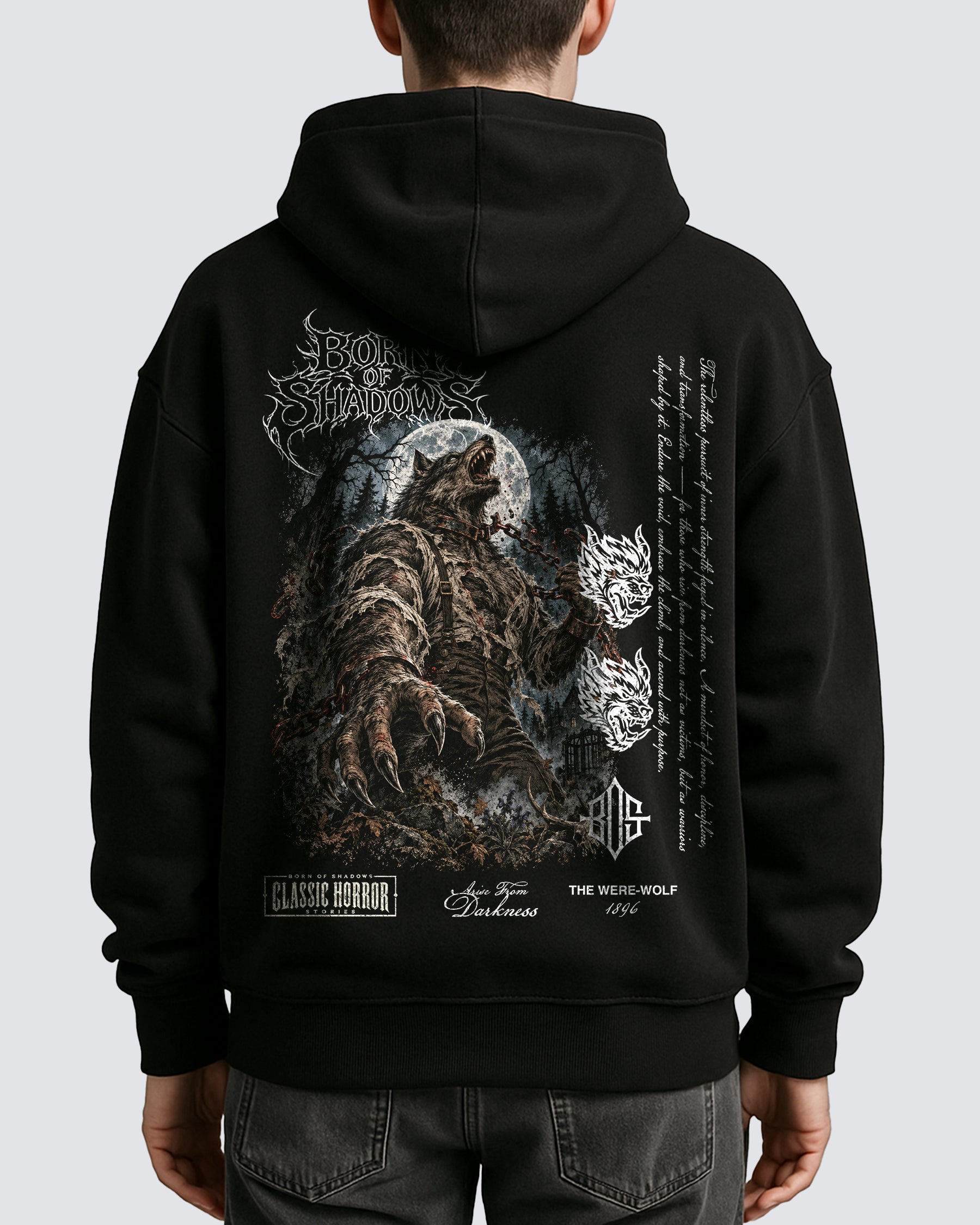 'Halloween: The Were-Wolf 1896' Oversized Hoodie