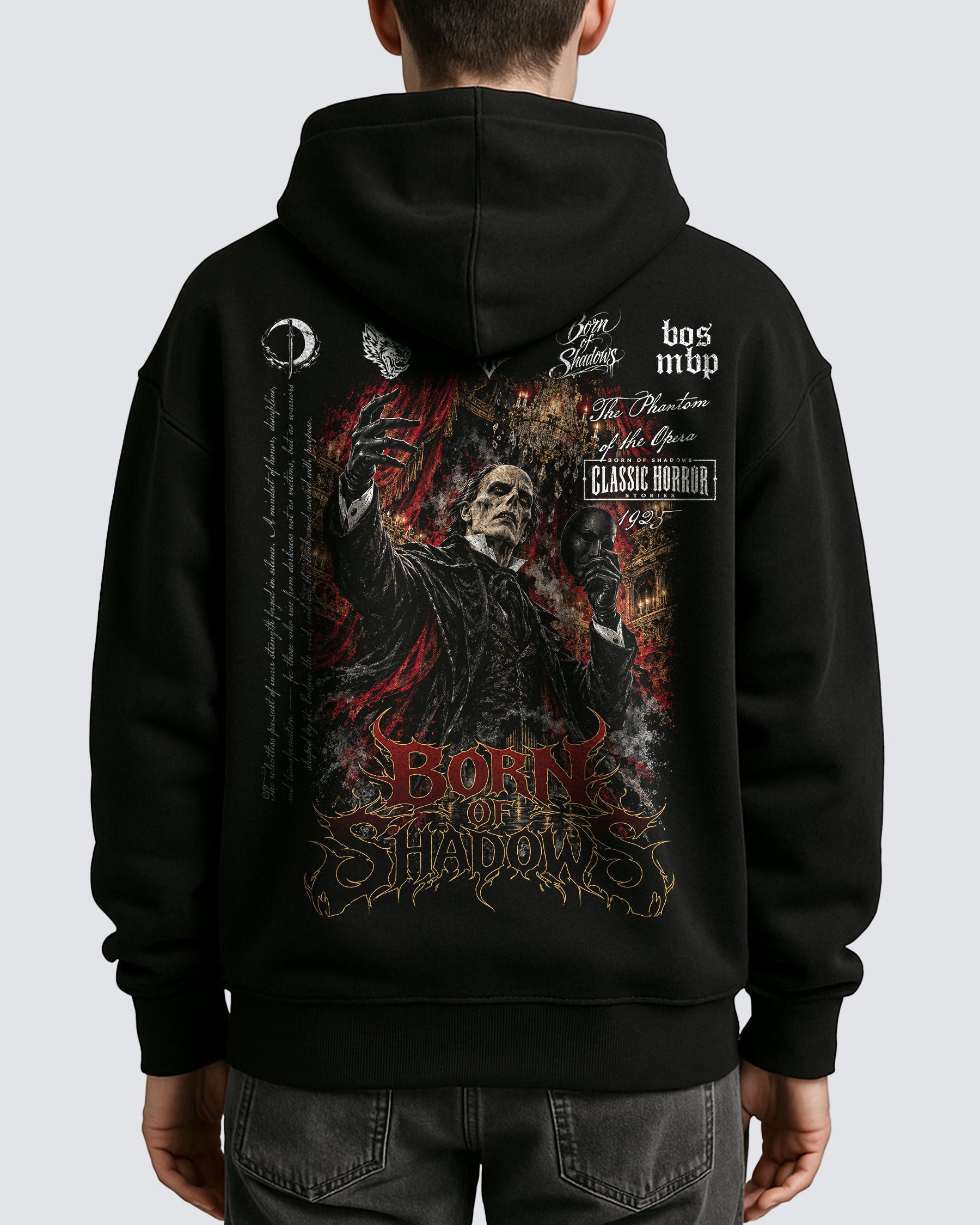 'Halloween: The Phantom of the Opera 1925' Oversized Hoodie