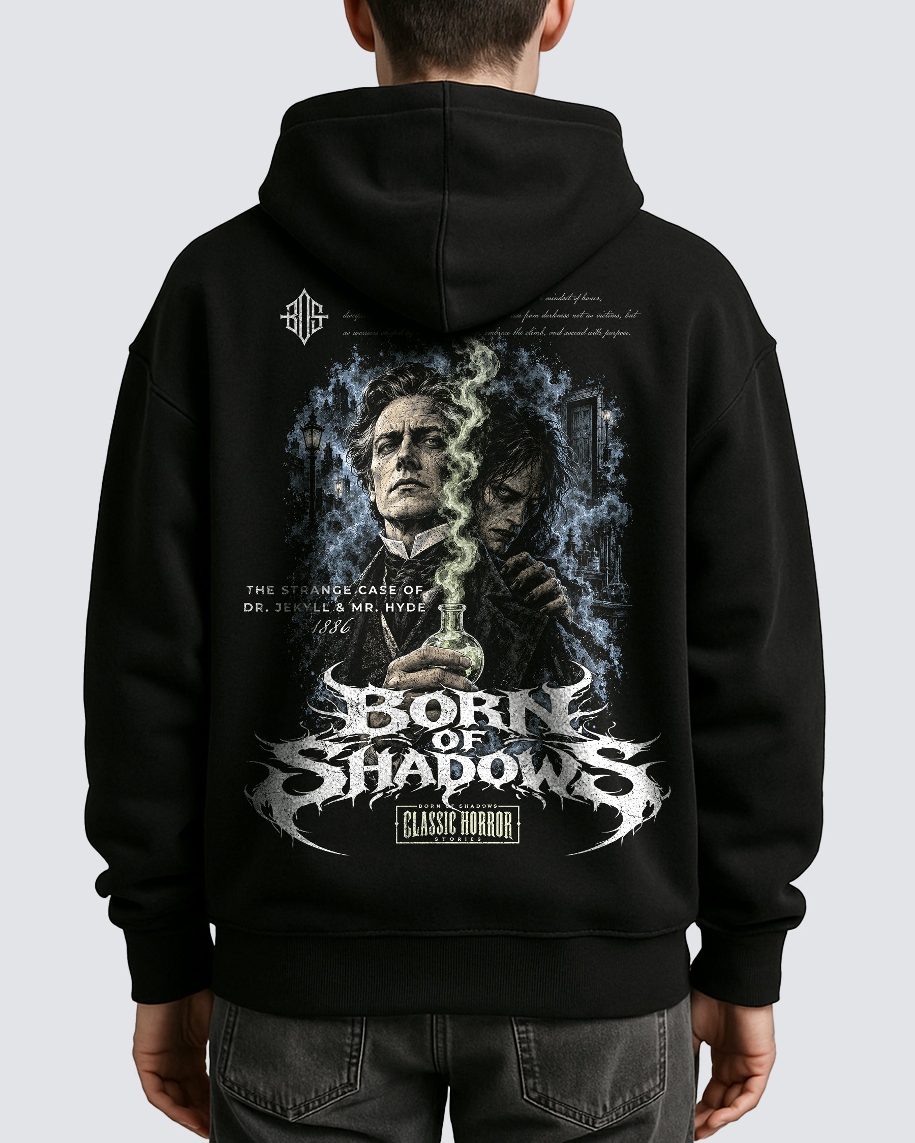 'Halloween: The strange case of Dr. Jekyll and Mr. Hyde 1886' Oversized Hoodie