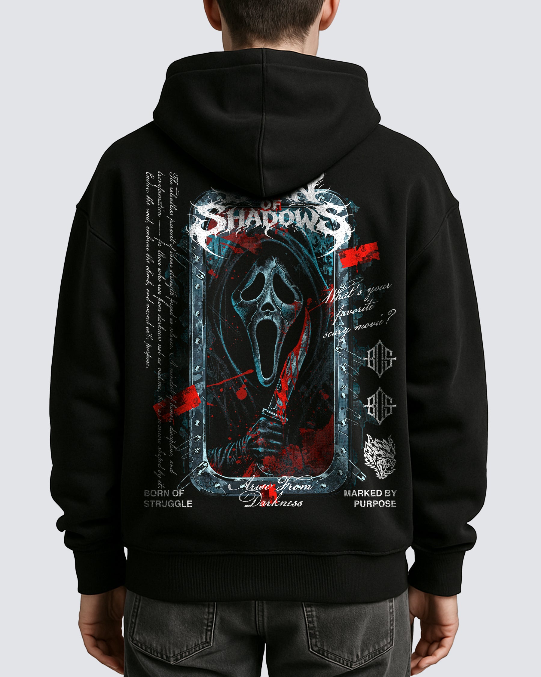 [Limited Edition] 'Halloween: The Woodsboro Killer' Oversized Hoodie