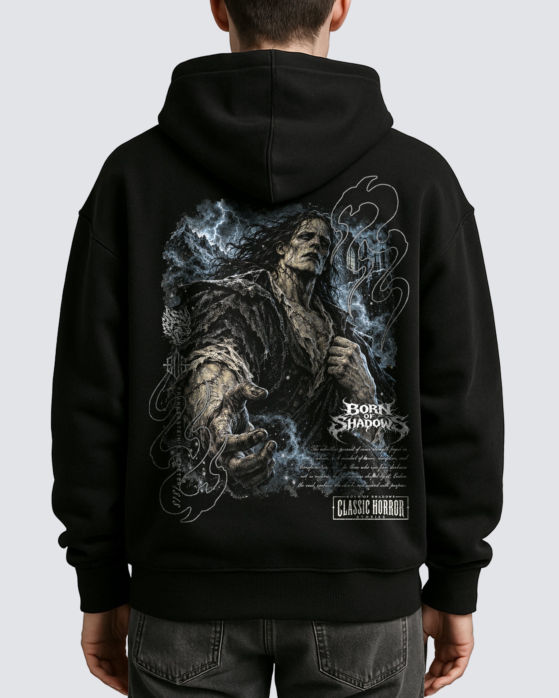 'Halloween: Frankenstein’s Monster 1818' Oversized Hoodie