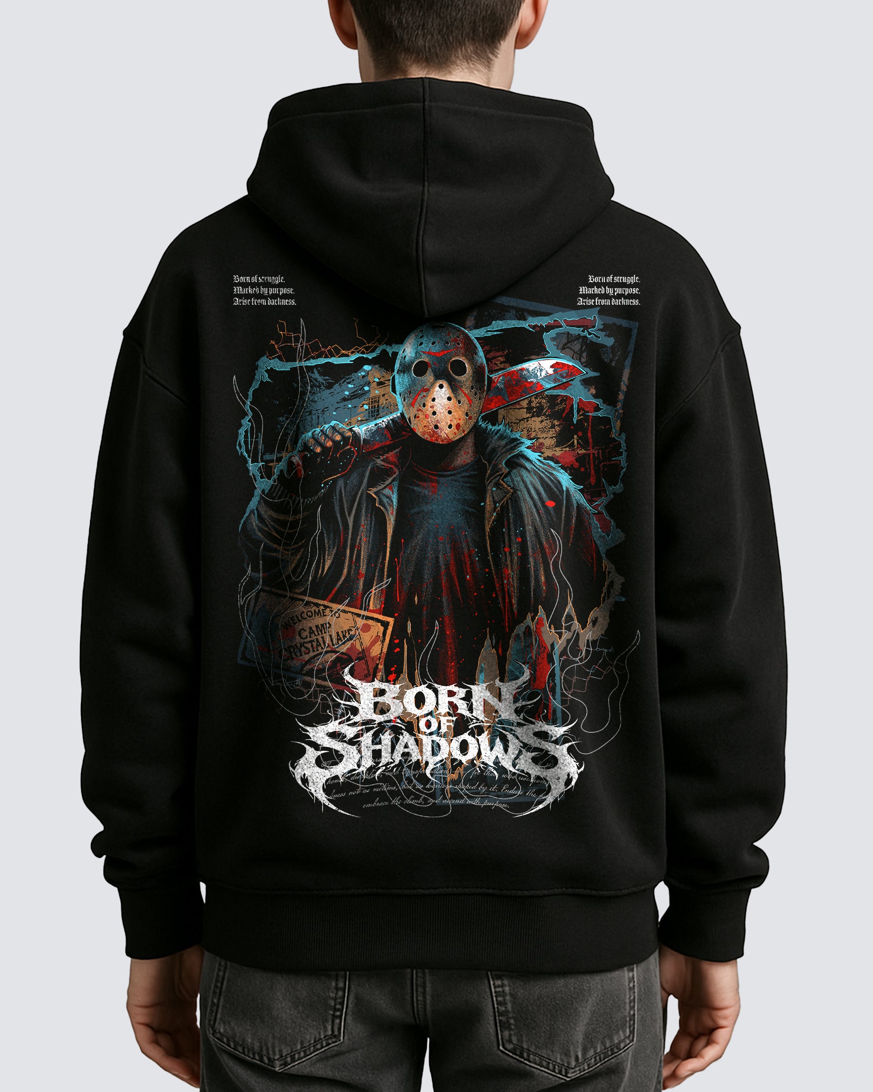 [Limited Edition] 'Halloween: The Crystal Lake Killer' Oversized Hoodie