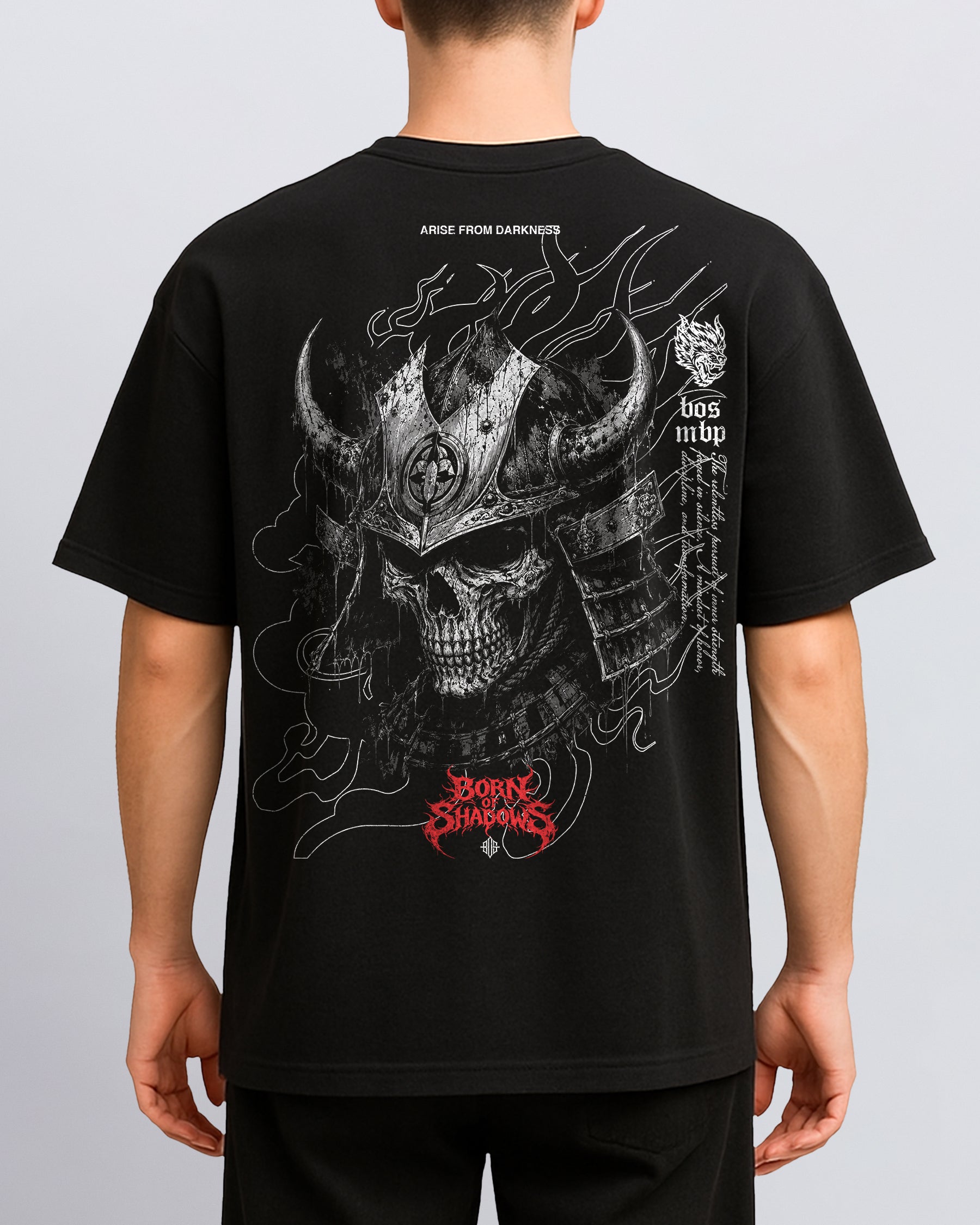 'Japanese: Hollow Samurai' Back T-Shirt