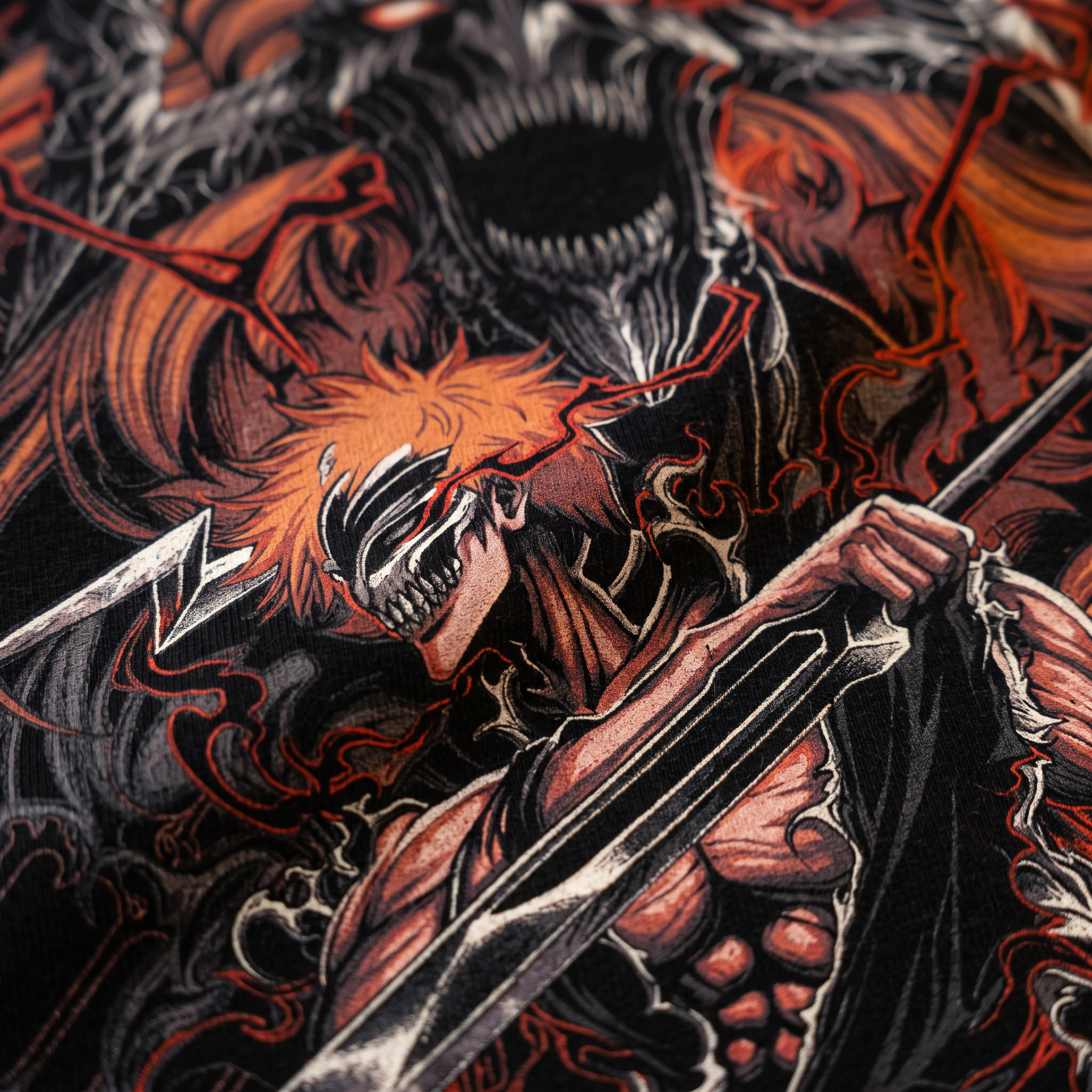Close-up of the Ichigo print