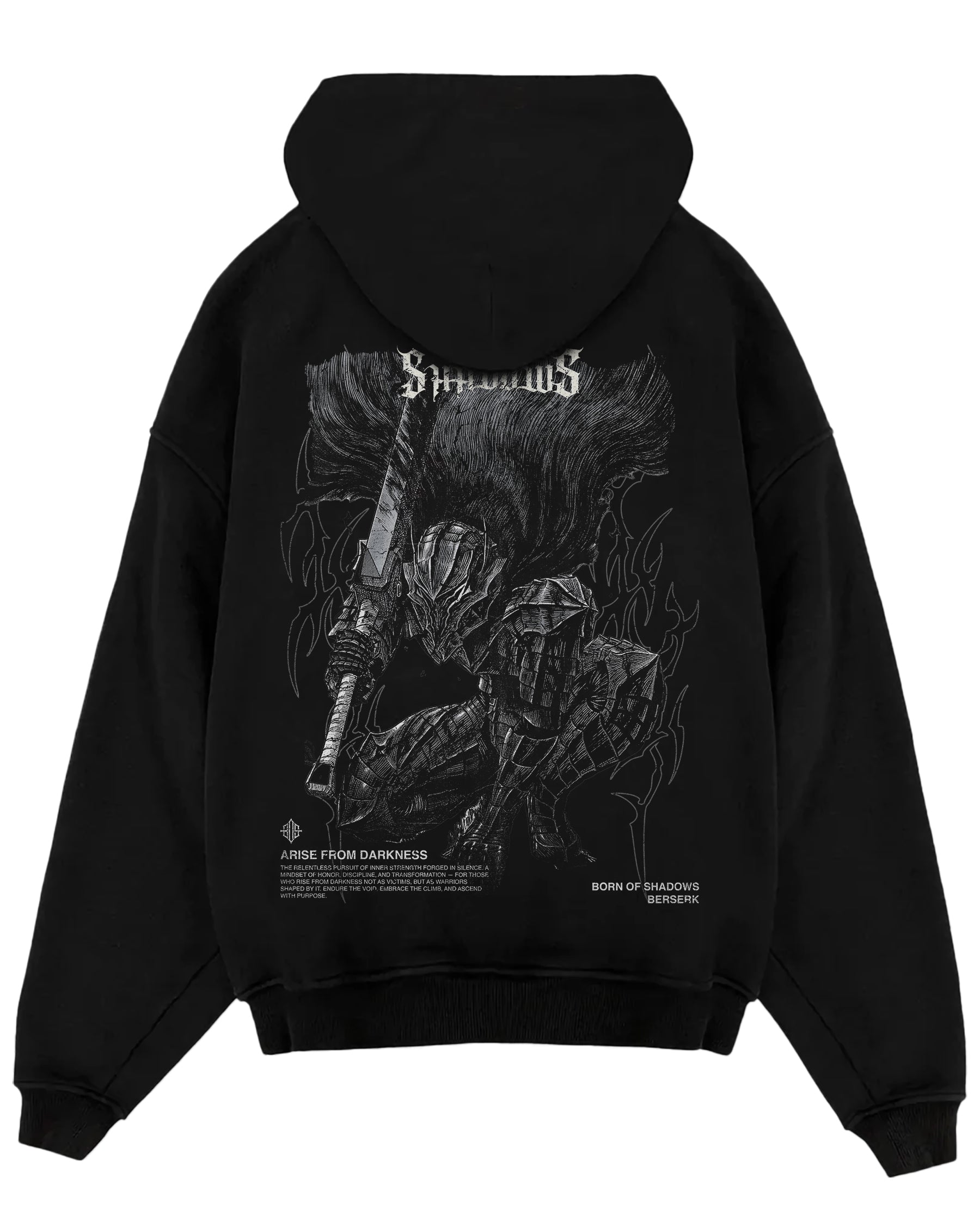 Berserk 'The Black Swordsman' Oversized Hoodie