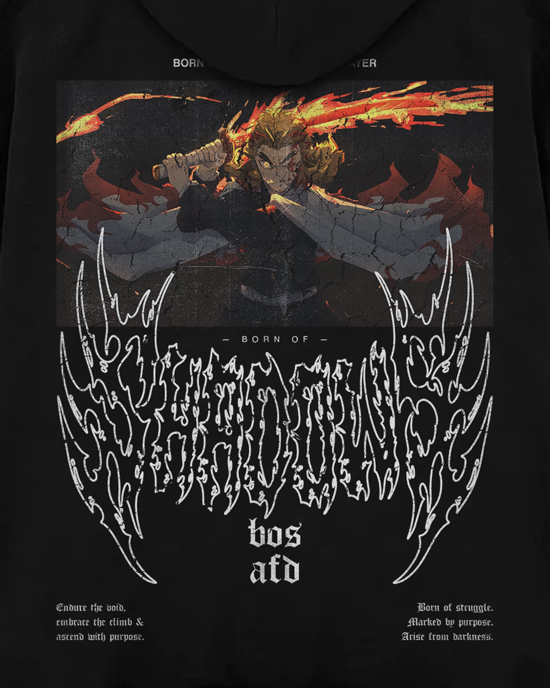 Demon Slayer 'Rengoku' Oversized Hoodie