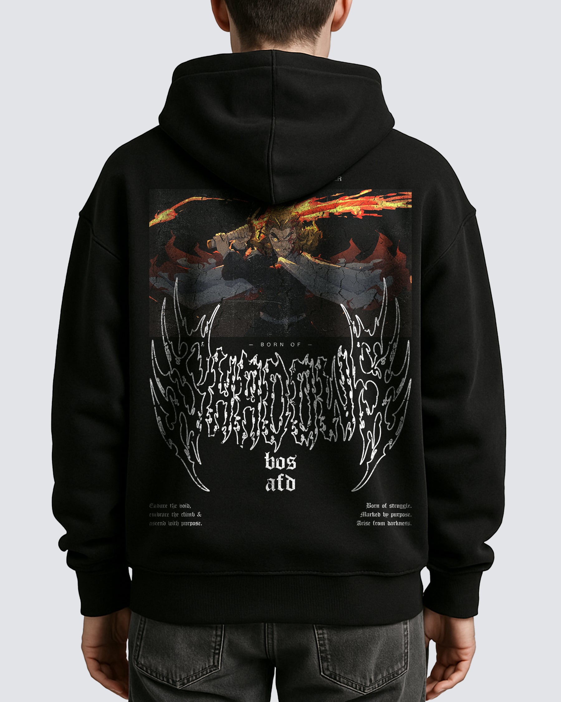 Demon Slayer 'Rengoku' Oversized Hoodie