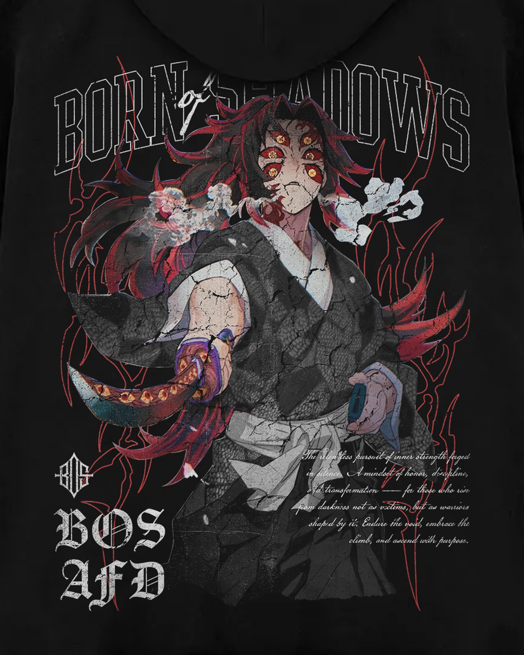 Demon Slayer 'Upper Moon 1' Oversized Hoodie