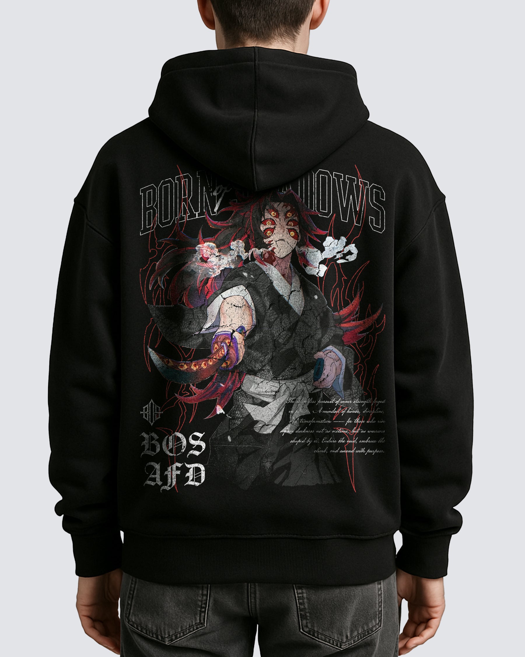 Demon Slayer 'Upper Moon 1' Oversized Hoodie