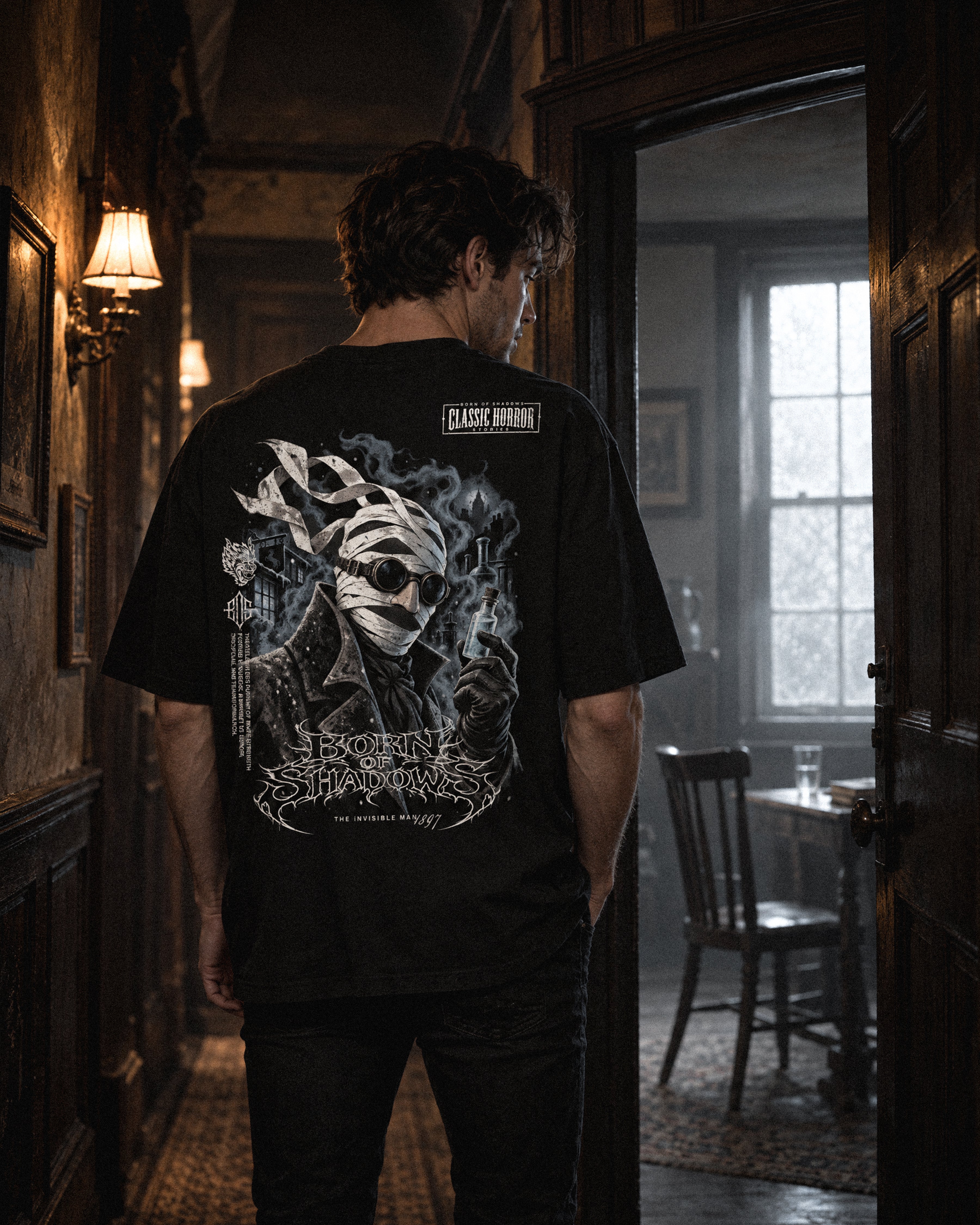 'Halloween: The Invisible Man 1897' Back T-Shirt