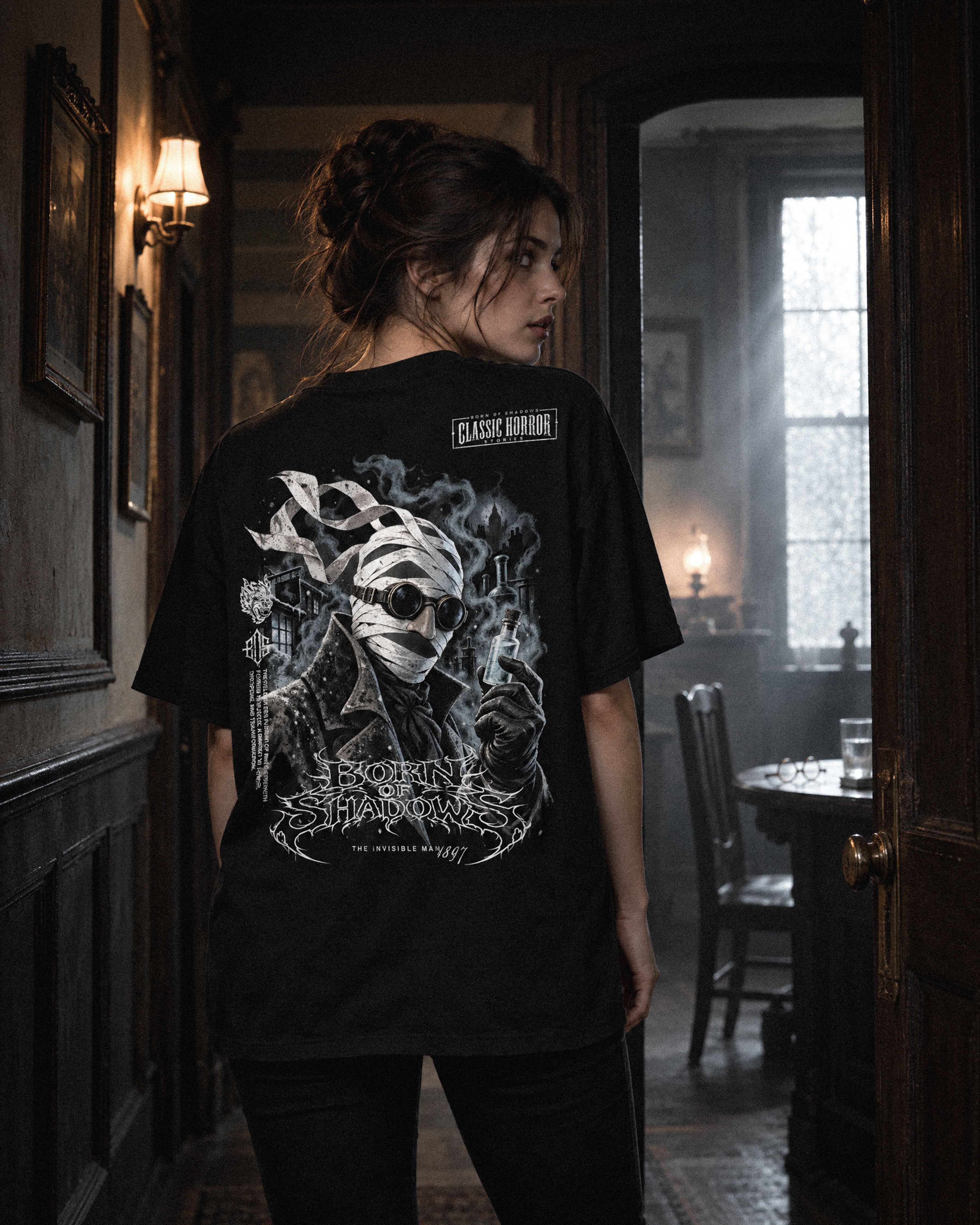 'Halloween: The Invisible Man 1897' Back T-Shirt