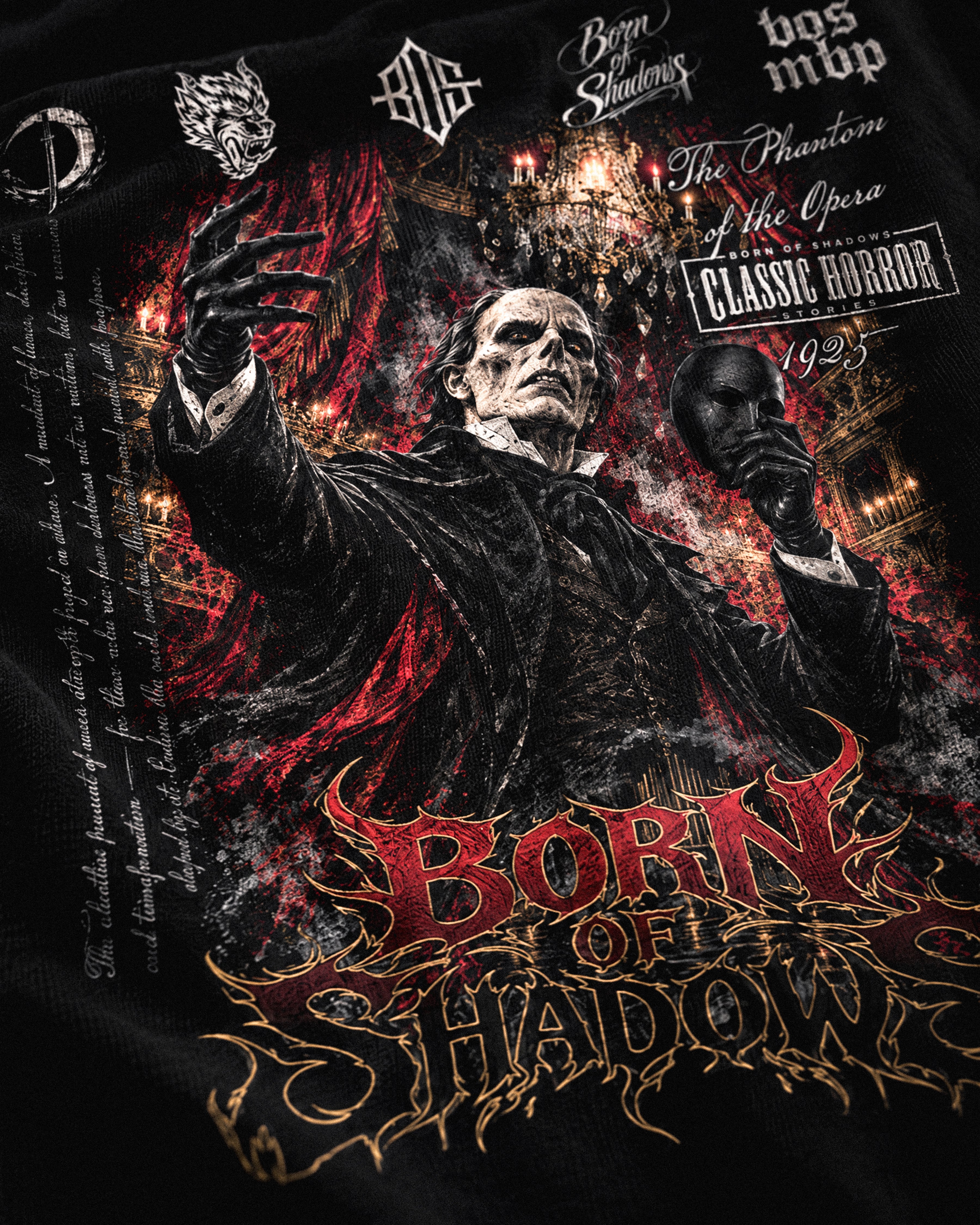'Halloween: The Phantom of the Opera 1925' Front T-Shirt