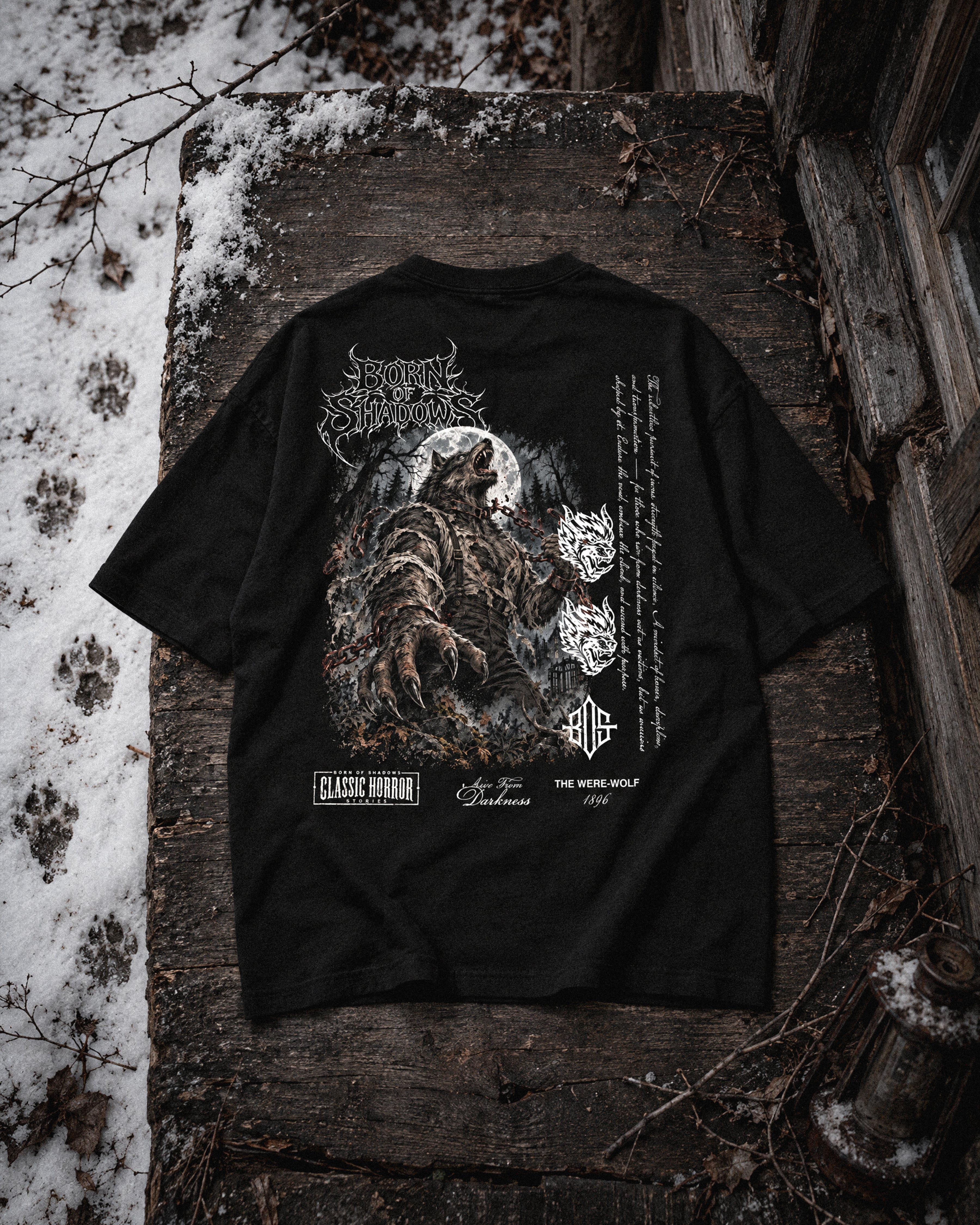 'Halloween: The Were-Wolf 1896' Back T-Shirt