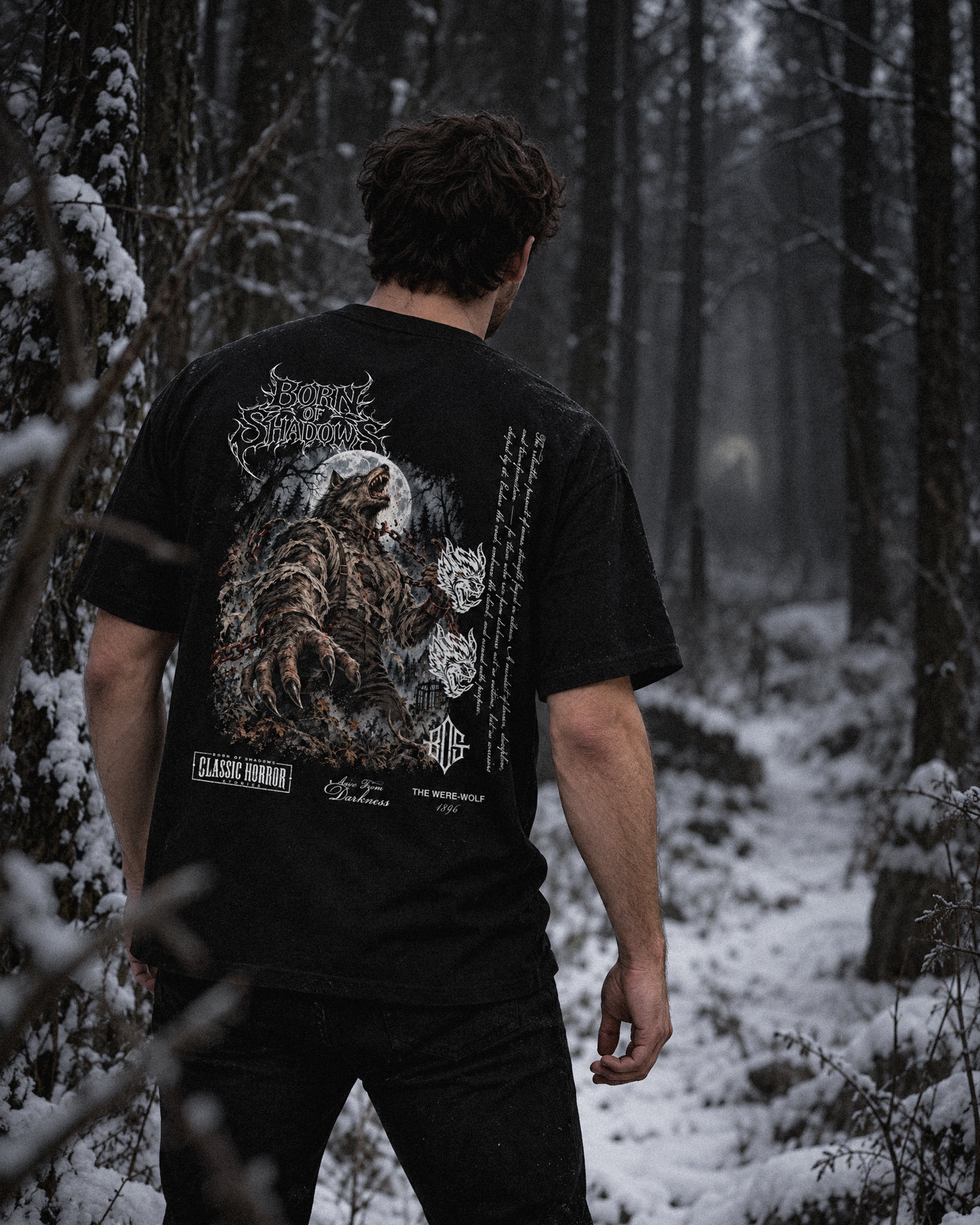 'Halloween: The Were-Wolf 1896' Back T-Shirt