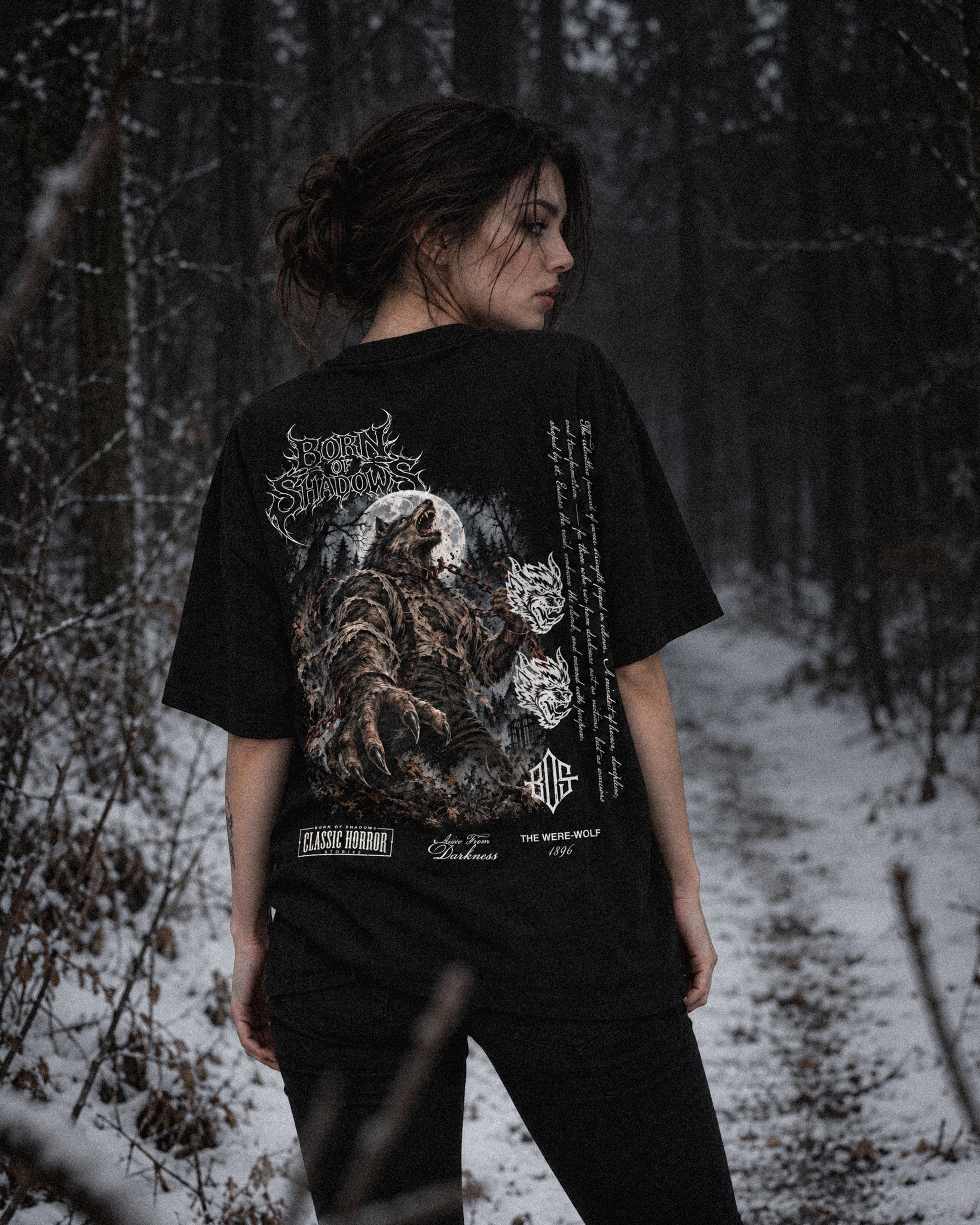 'Halloween: The Were-Wolf 1896' Back T-Shirt