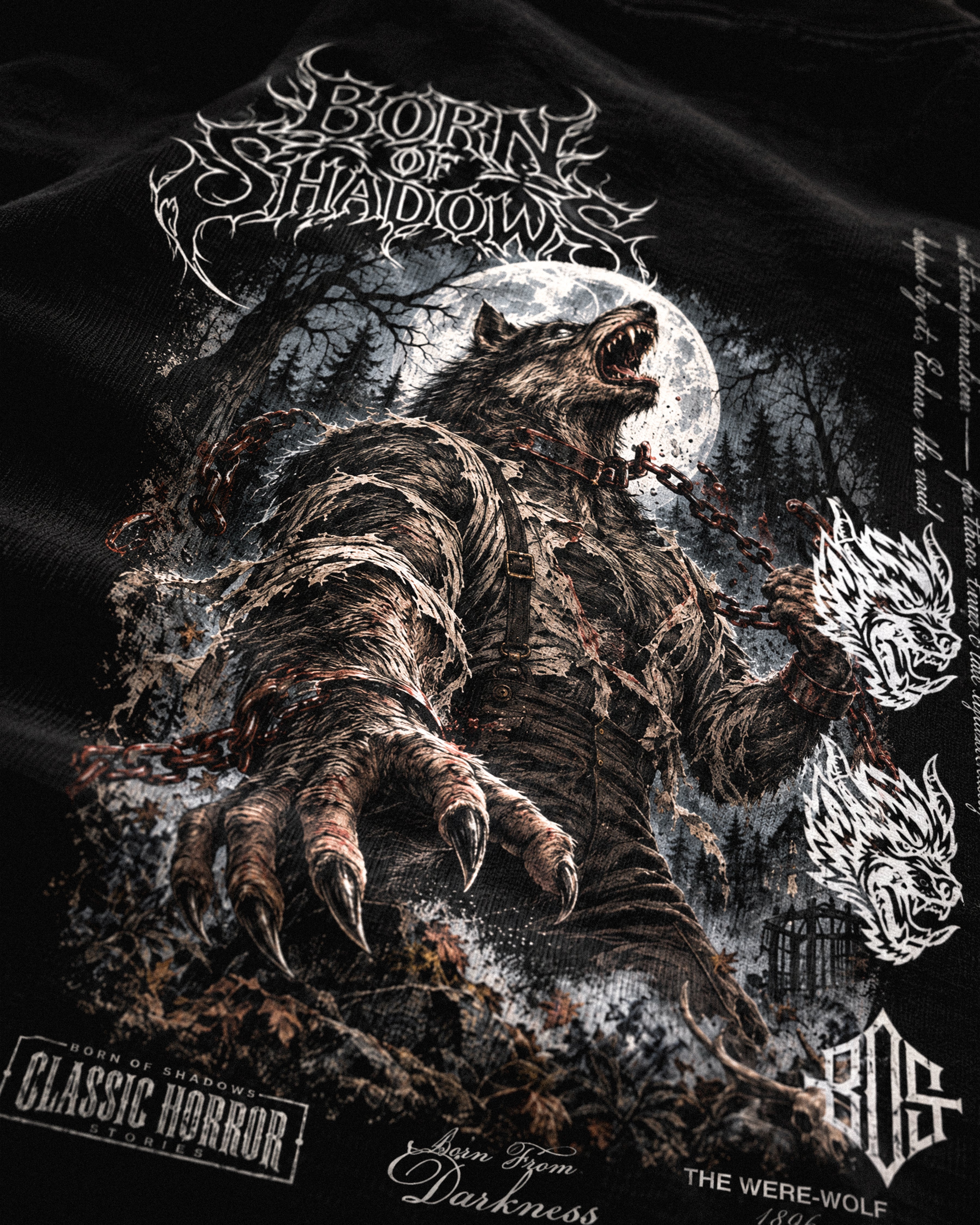'Halloween: The Were-Wolf 1896' Back T-Shirt