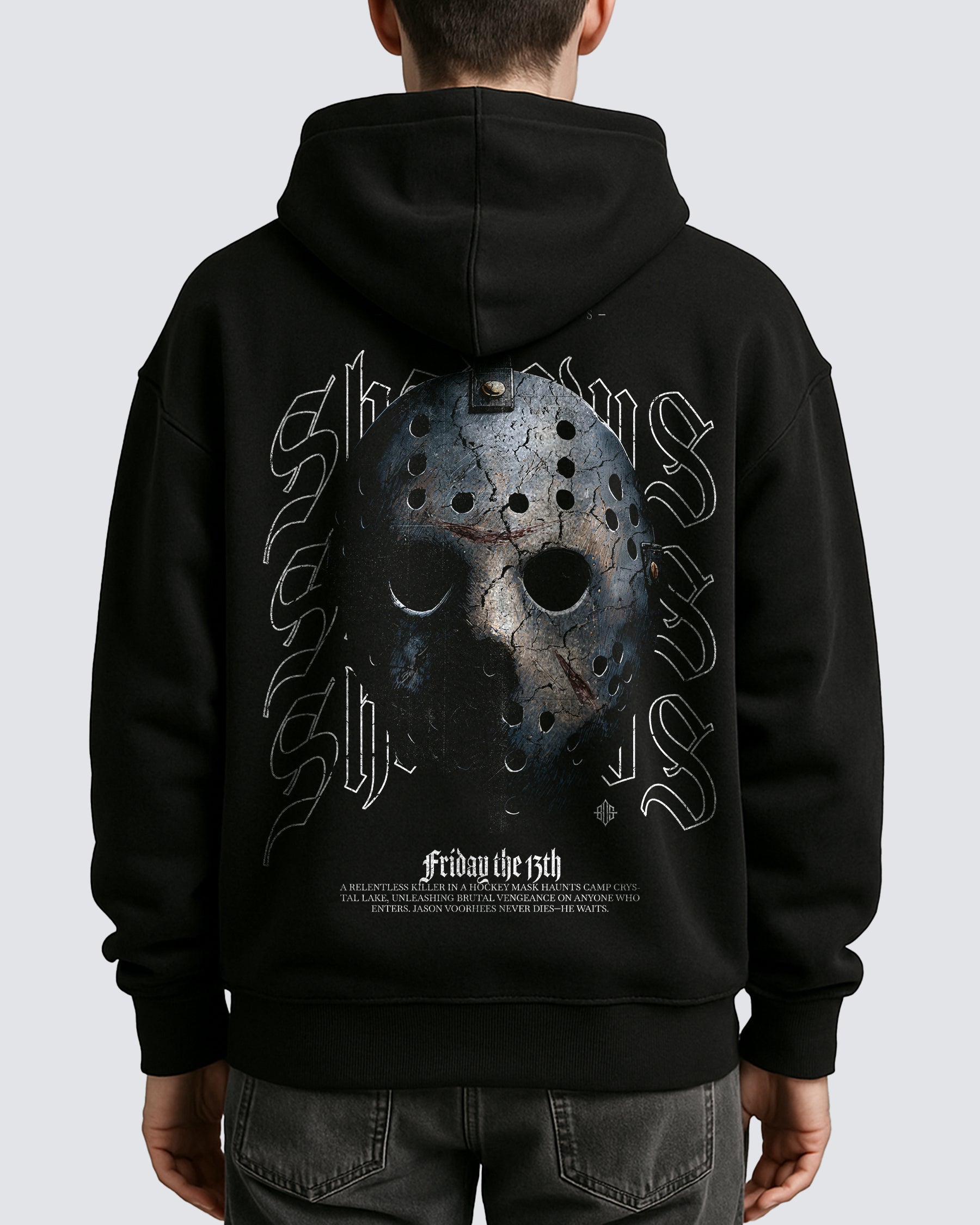 Halloween 'Friday The 13th' Oversized Hoodie