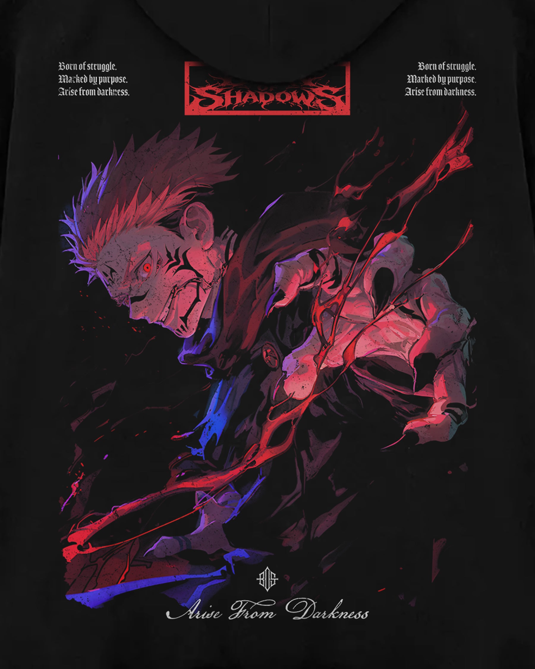 [Limited Edition] 'Jujutsu Kaisen: Ryomen Sukuna' Oversized Hoodie