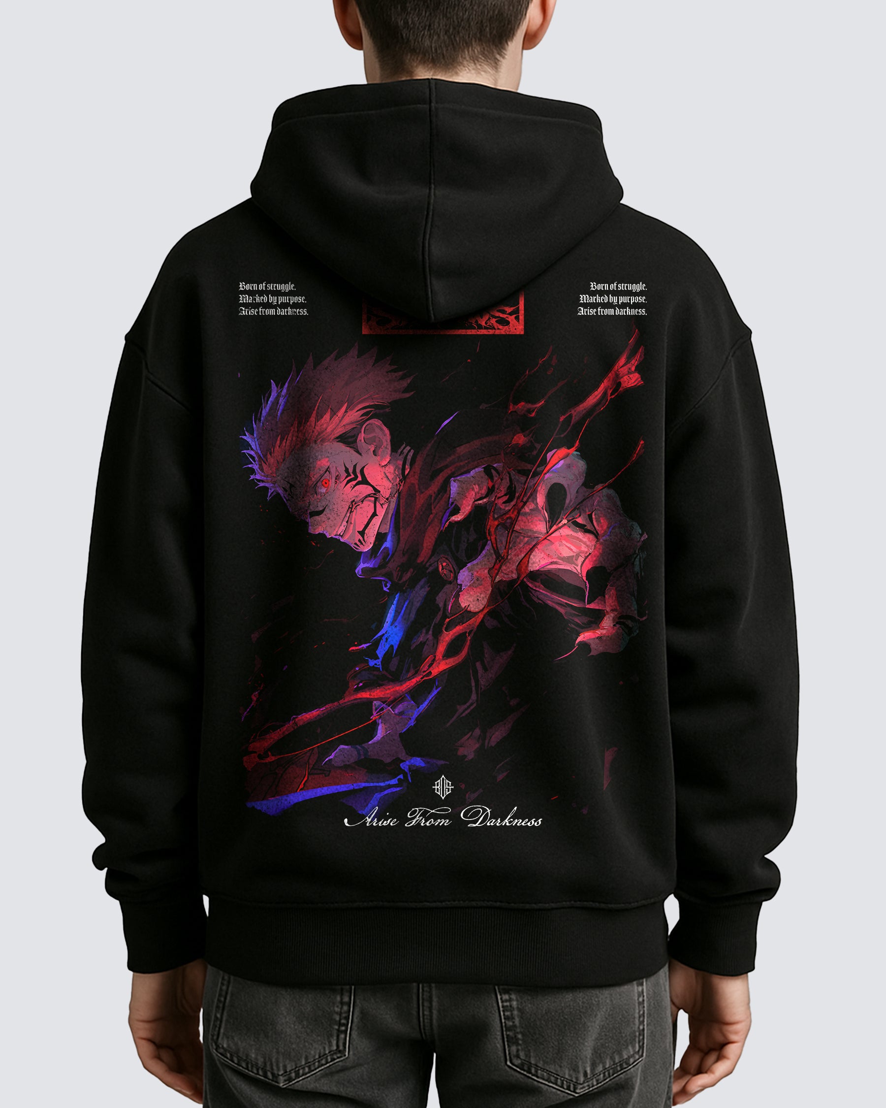 [Limited Edition] 'Jujutsu Kaisen: Ryomen Sukuna' Oversized Hoodie