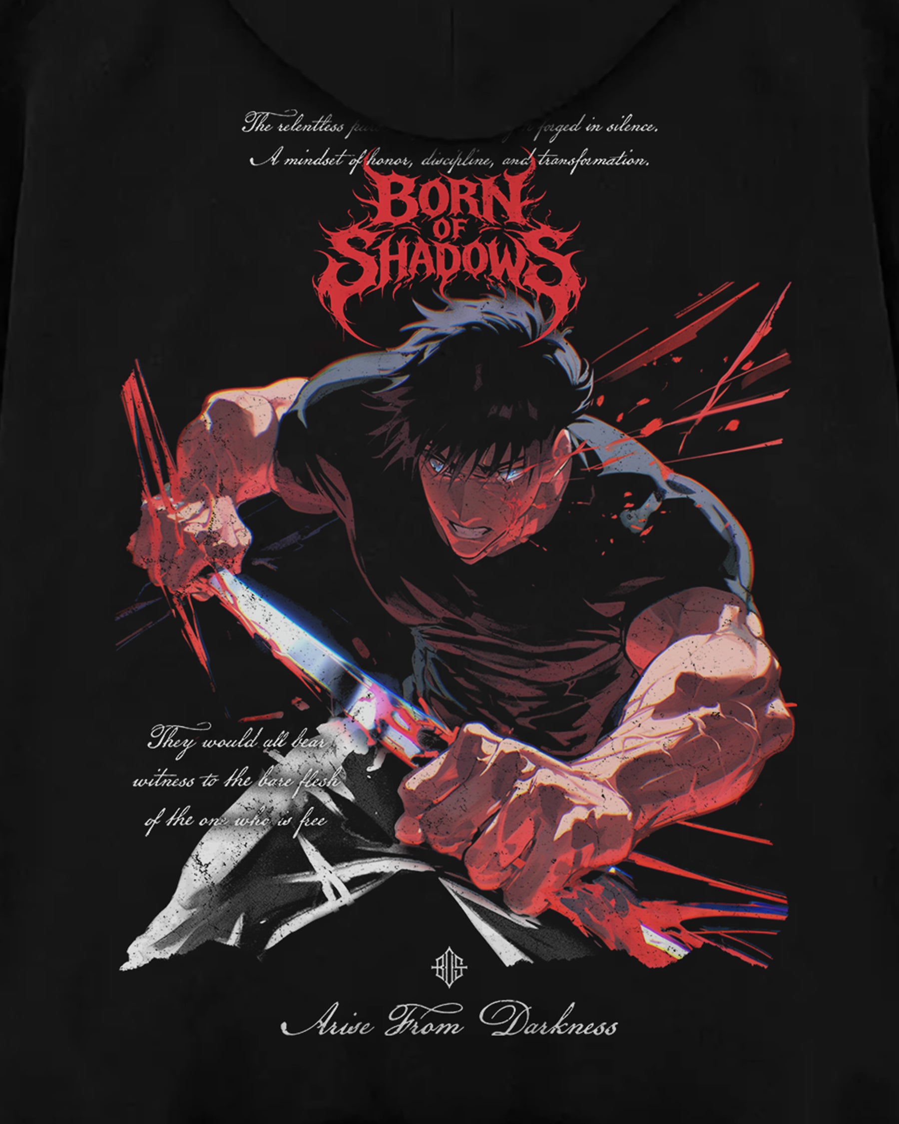 [Limited Edition] 'Jujutsu Kaisen: Toji Fushiguro' Oversized Hoodie