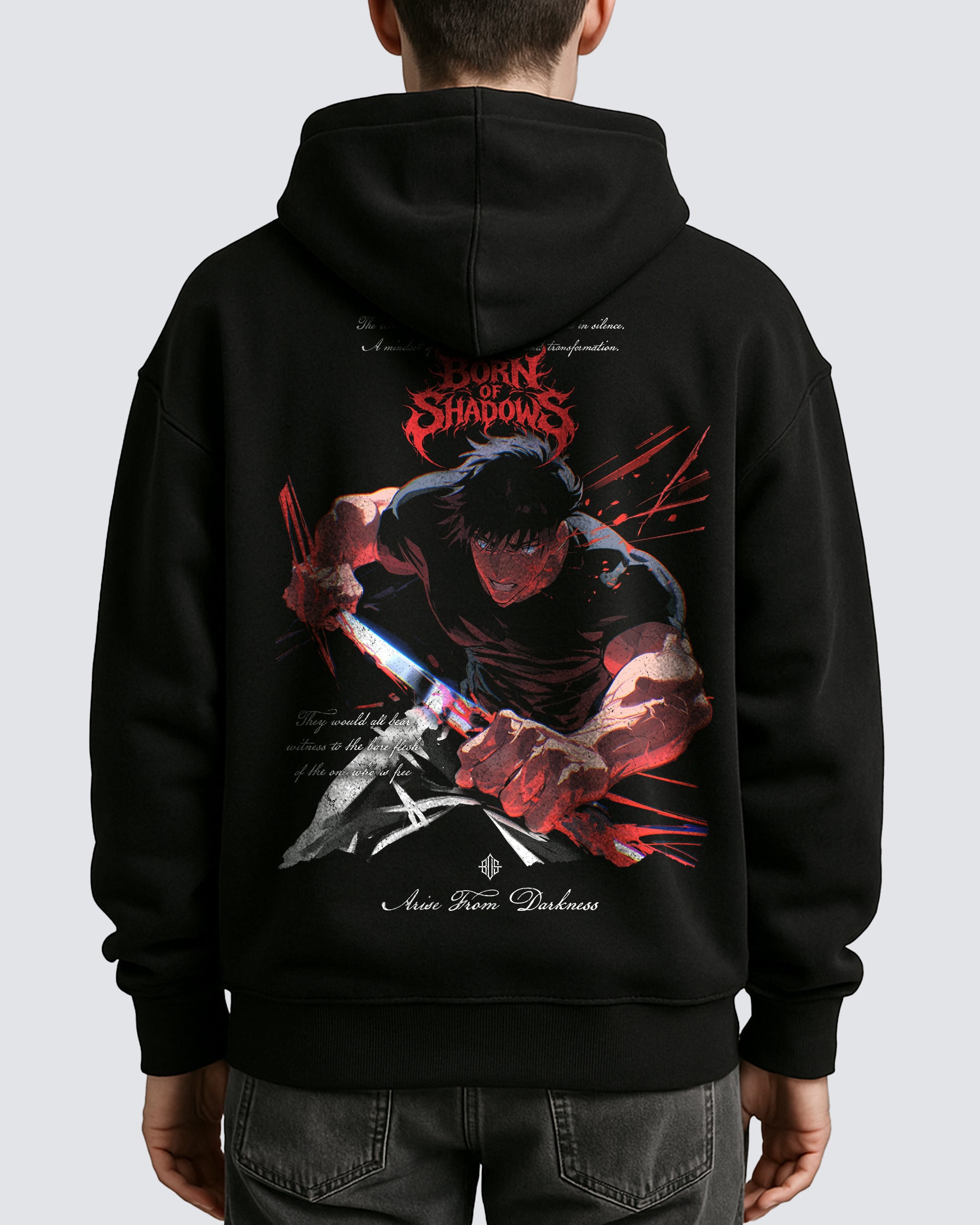 [Limited Edition] 'Jujutsu Kaisen: Toji Fushiguro' Oversized Hoodie