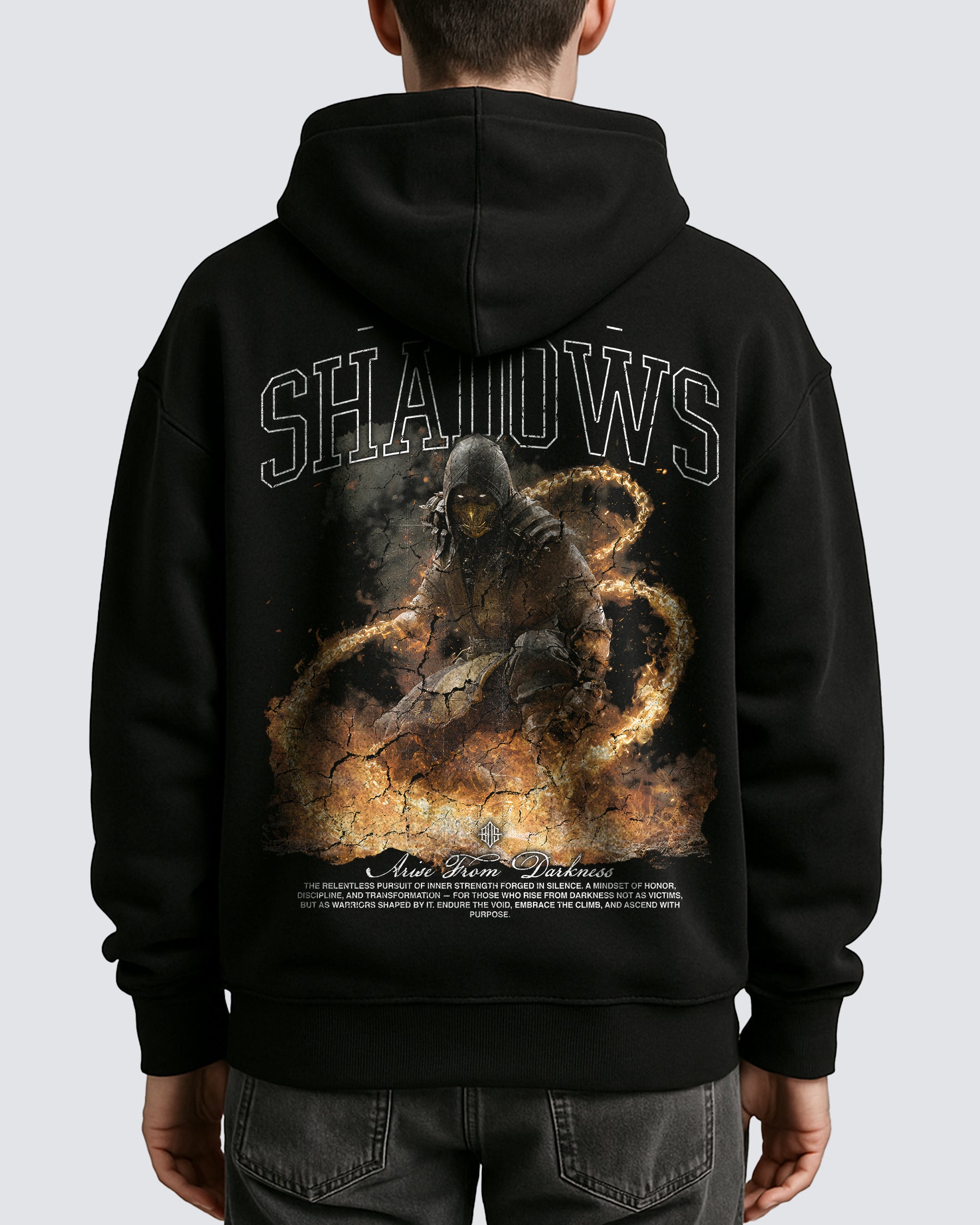 Mortal Kombat 'Scorpion' Oversized Hoodie