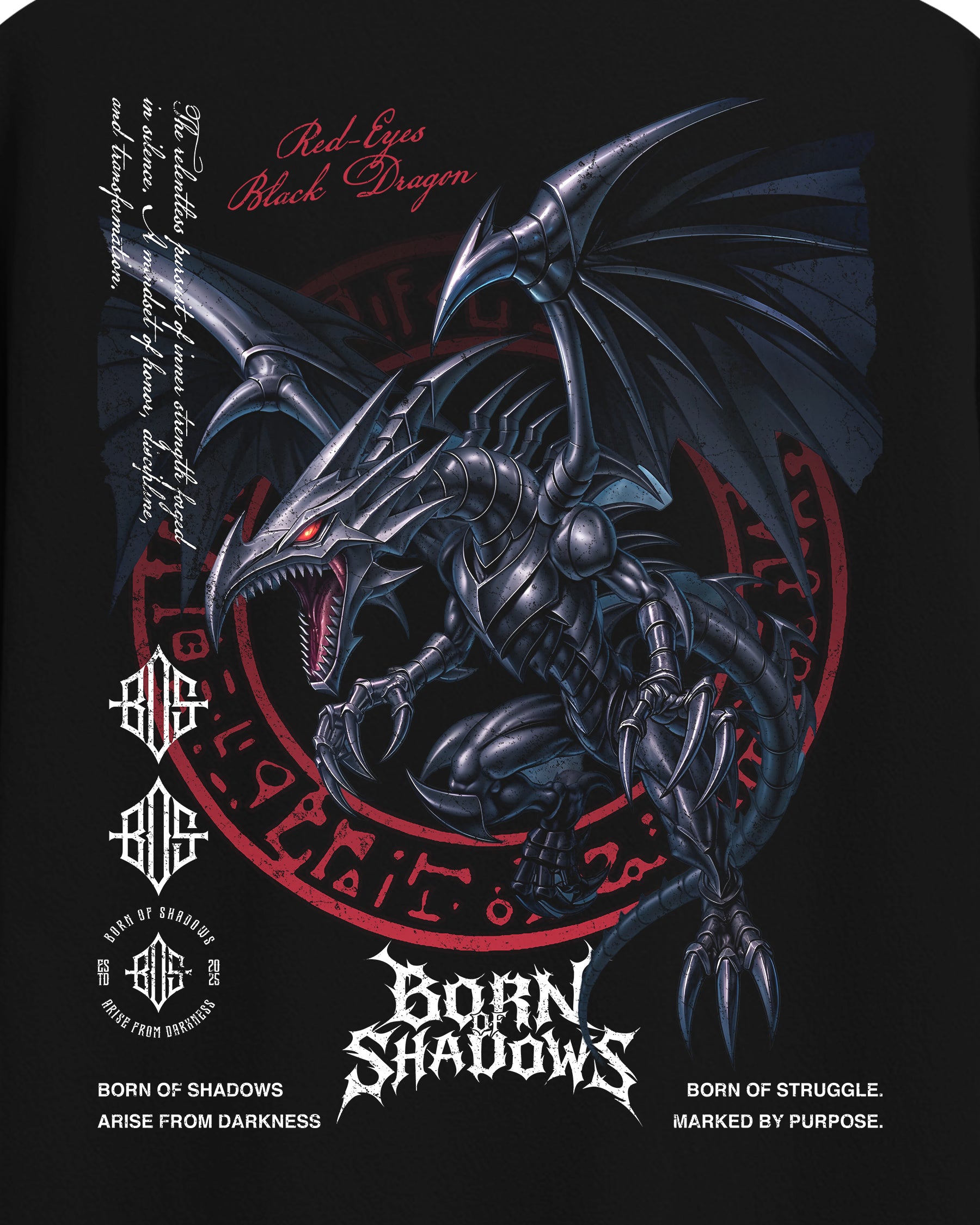 Yu-Gi-Oh! 'Dark Red-Eyes Black Dragon' T-Shirt