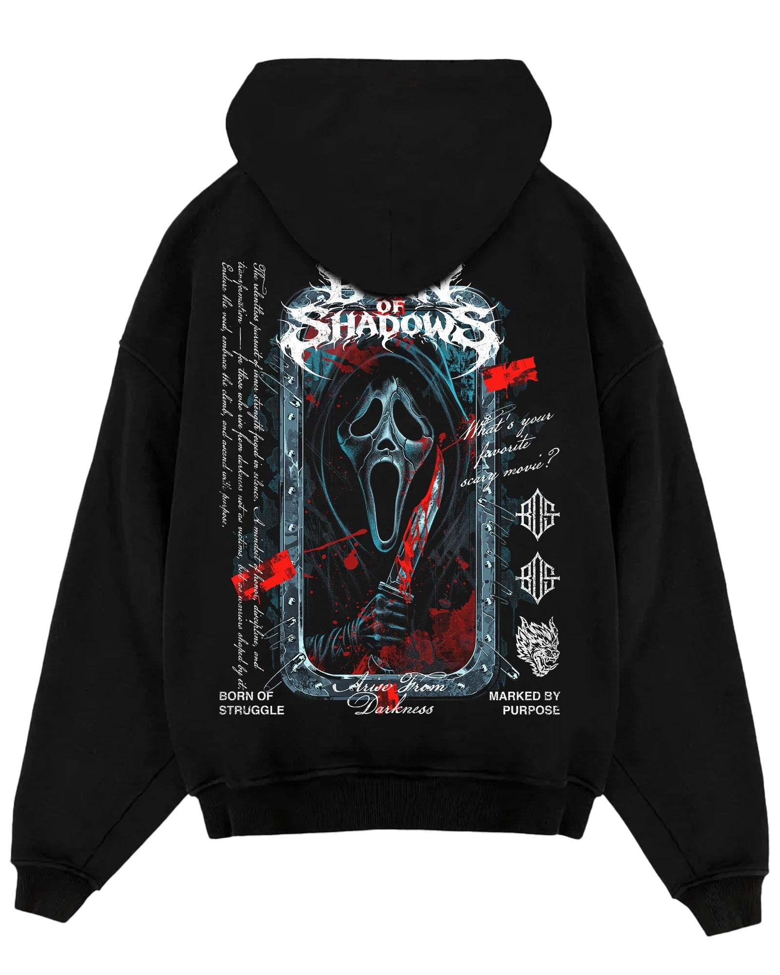 [Limited Edition] 'Halloween: The Woodsboro Killer' Oversized Hoodie