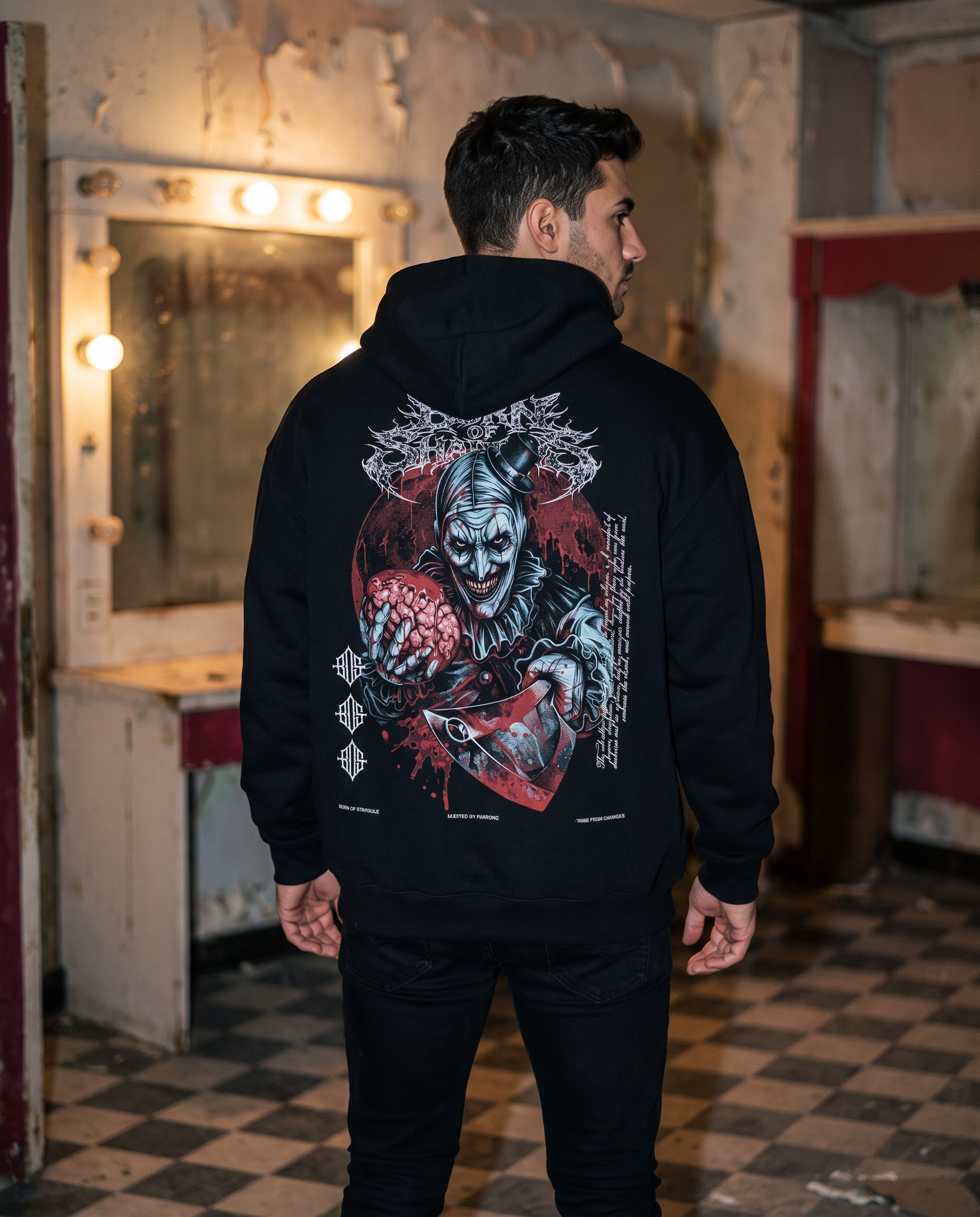 [Limited Edition] 'Halloween: The Miles County Clown' Oversized Hoodie