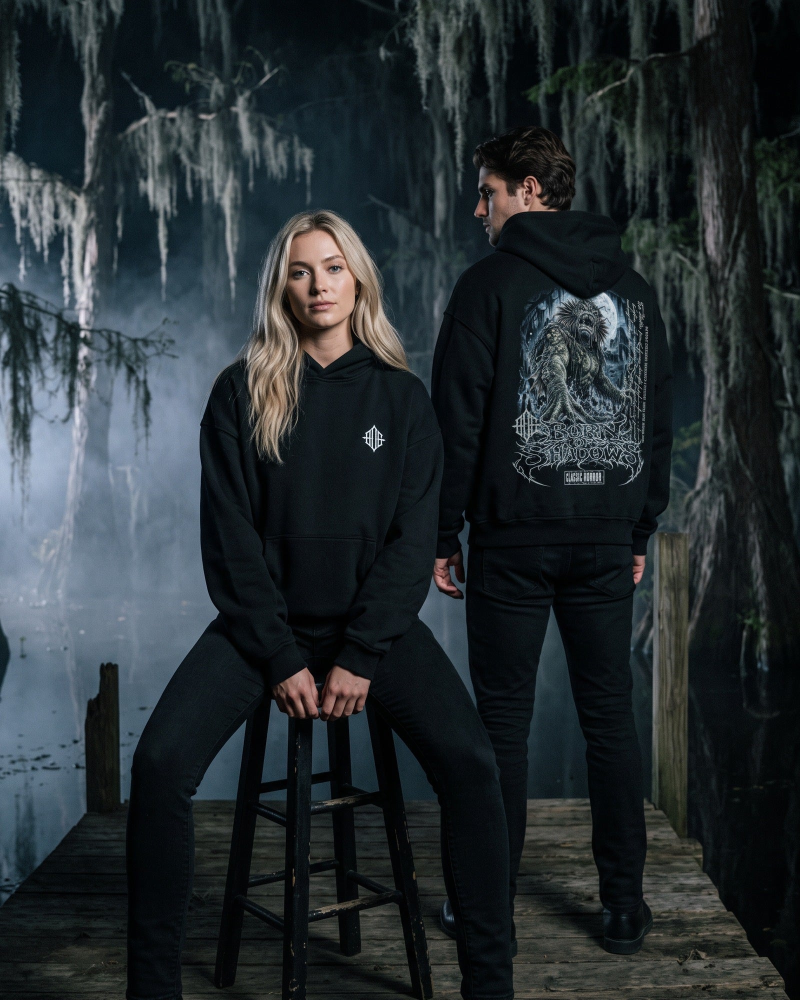'Halloween: Creature of the Blackwater' Oversized Hoodie