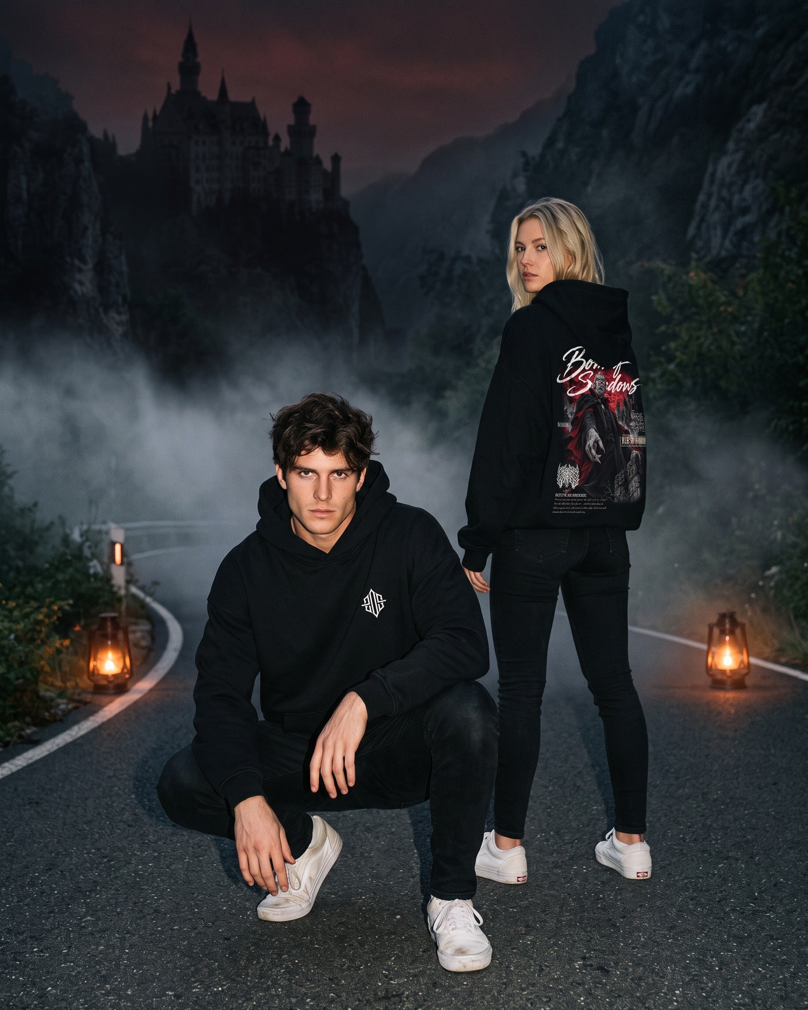 'Halloween: Dracula 1897' Oversized Hoodie