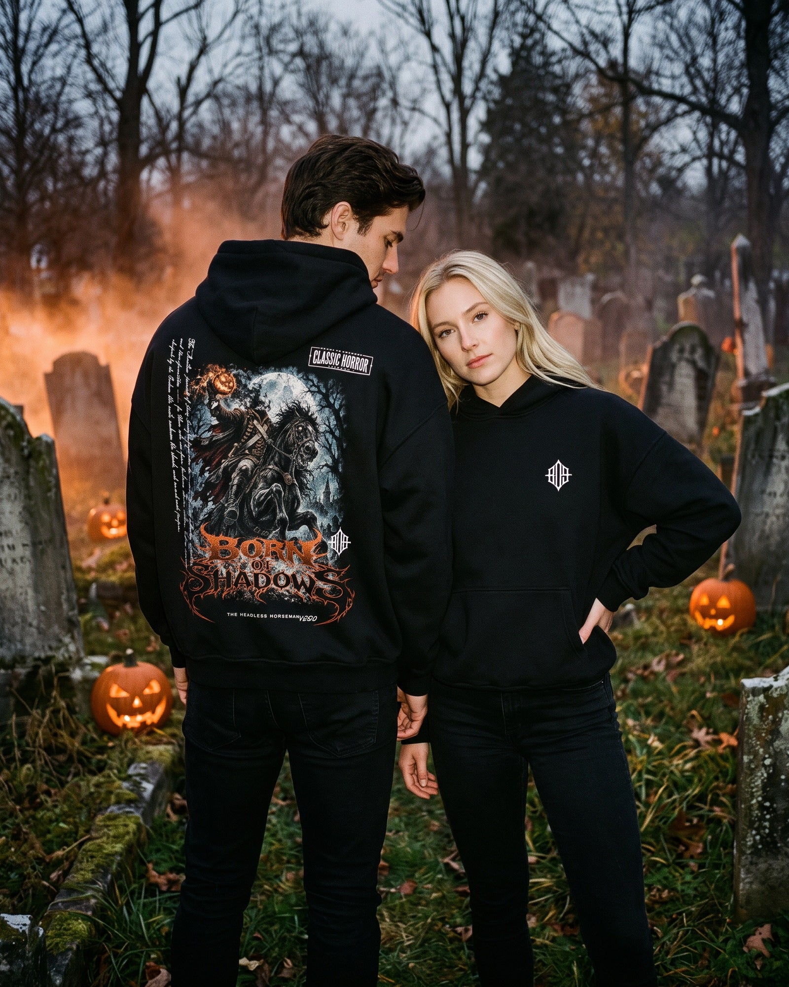 'Halloween: The Headless Horseman 1820' Oversized Hoodie
