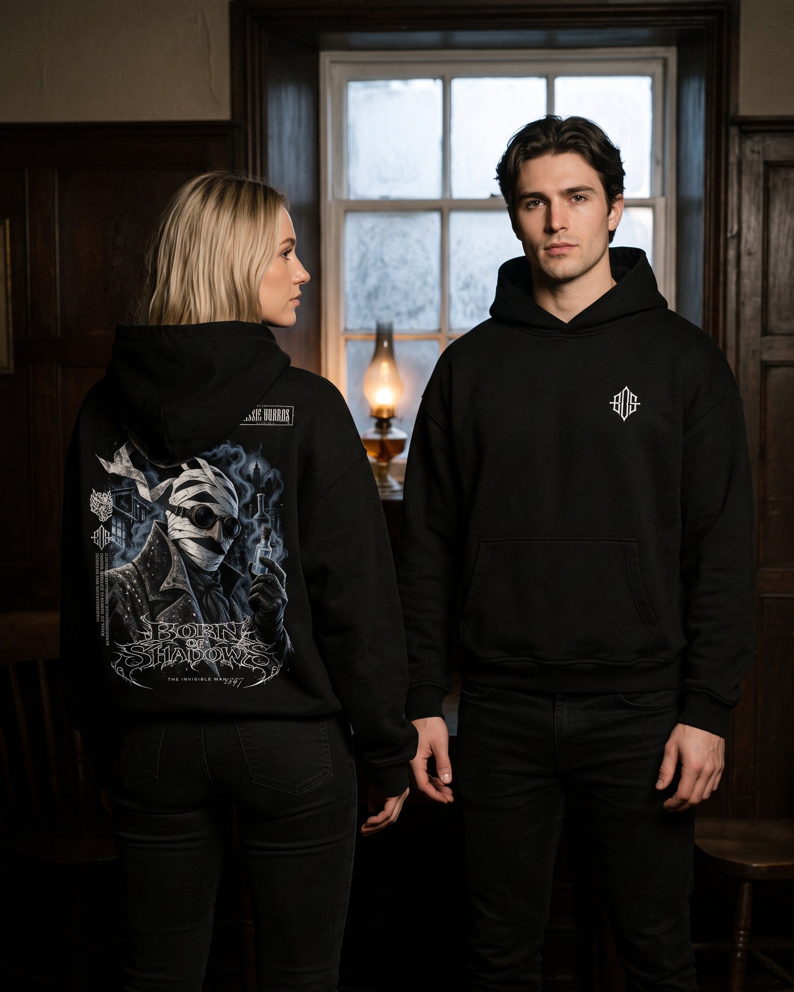 'Halloween: The Invisible Man 1897' Oversized Hoodie