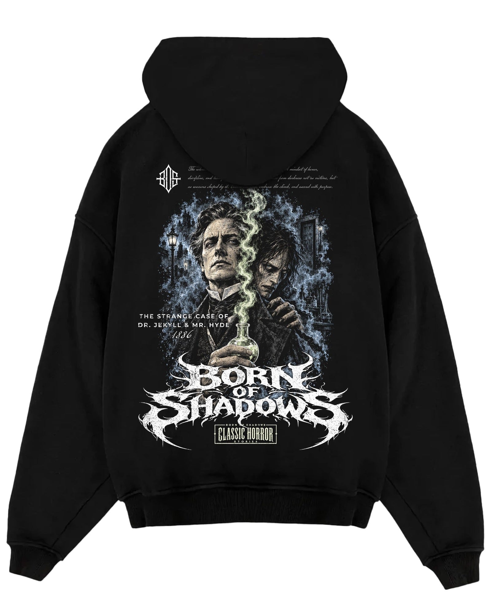 'Halloween: The strange case of Dr. Jekyll and Mr. Hyde 1886' Oversized Hoodie