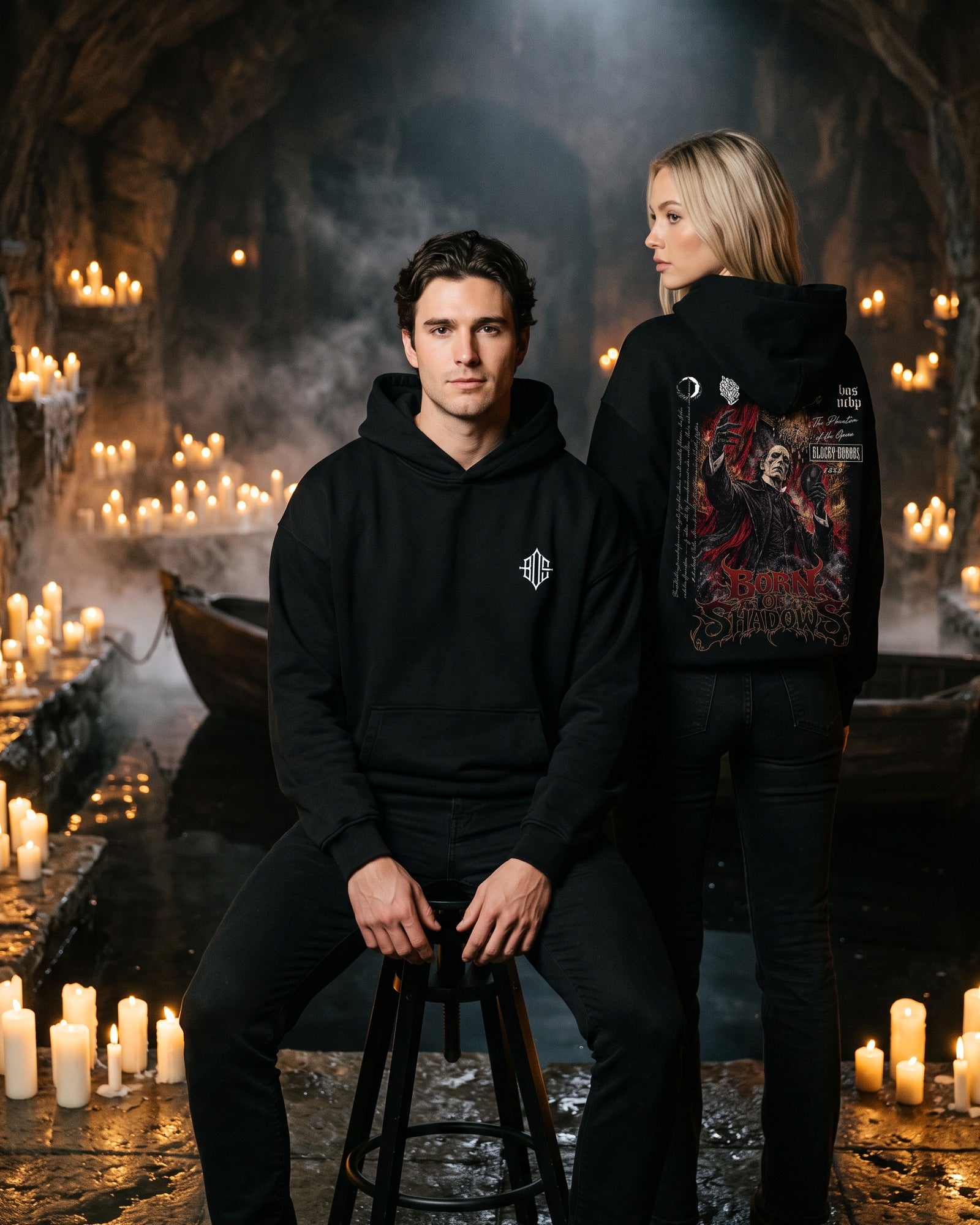 'Halloween: The Phantom of the Opera 1925' Oversized Hoodie