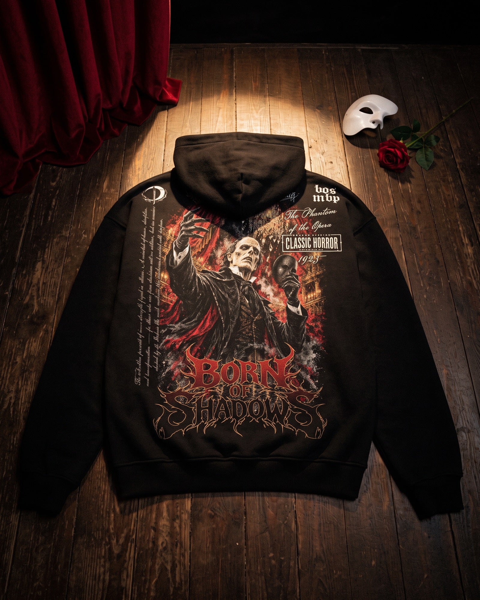 'Halloween: The Phantom of the Opera 1925' Oversized Hoodie