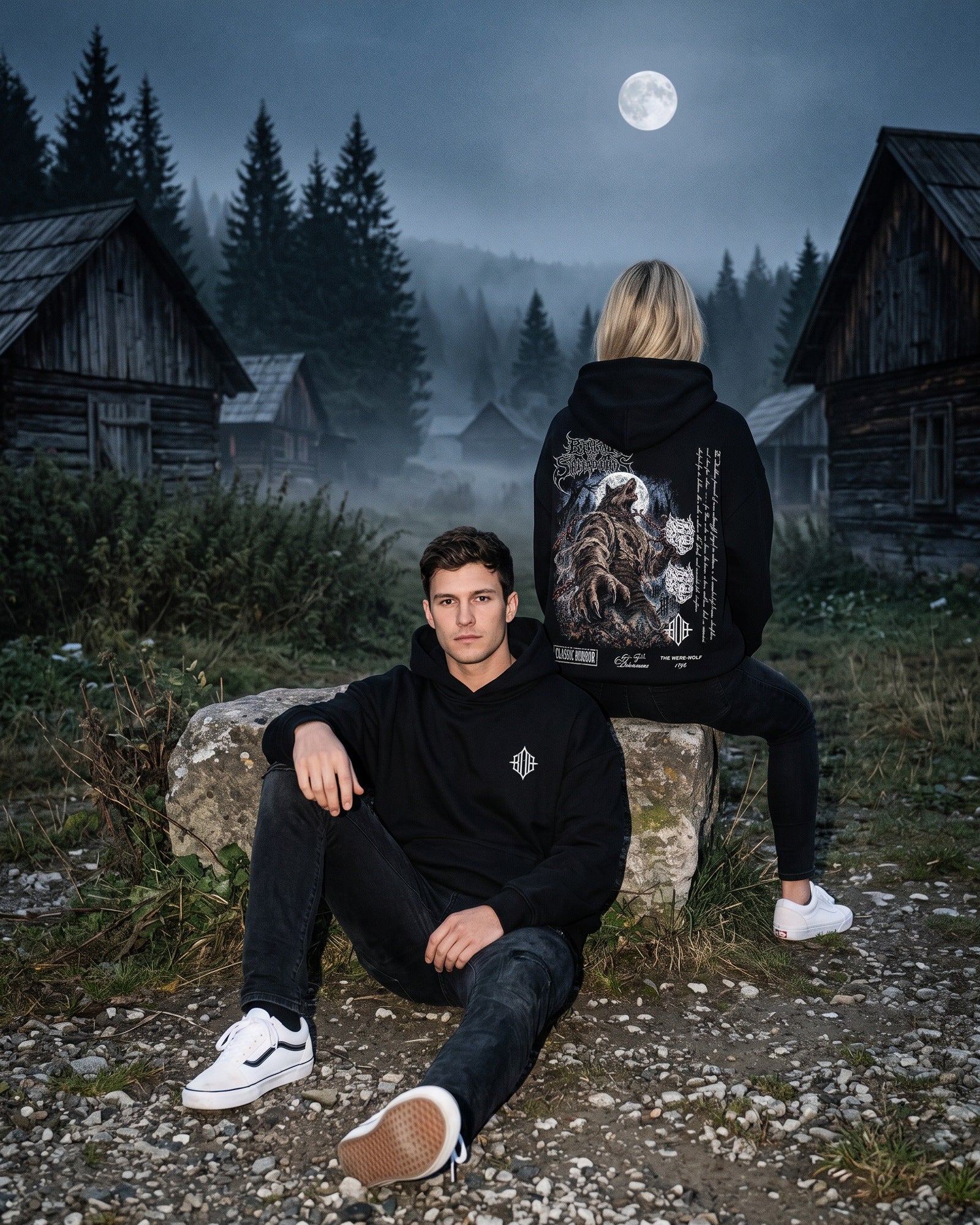 'Halloween: The Were-Wolf 1896' Oversized Hoodie